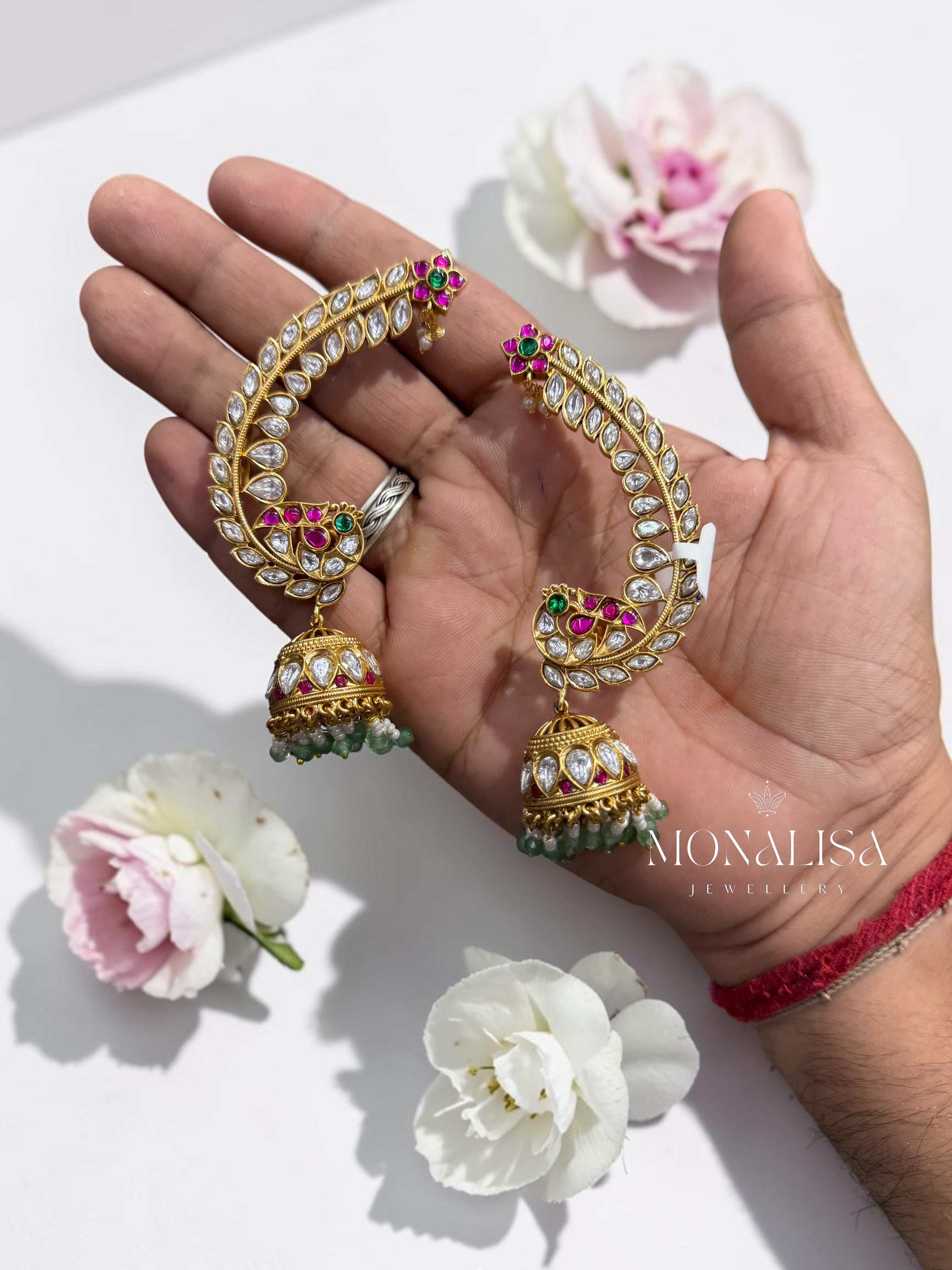 Rinkal kundan Desinger Kaan Earing