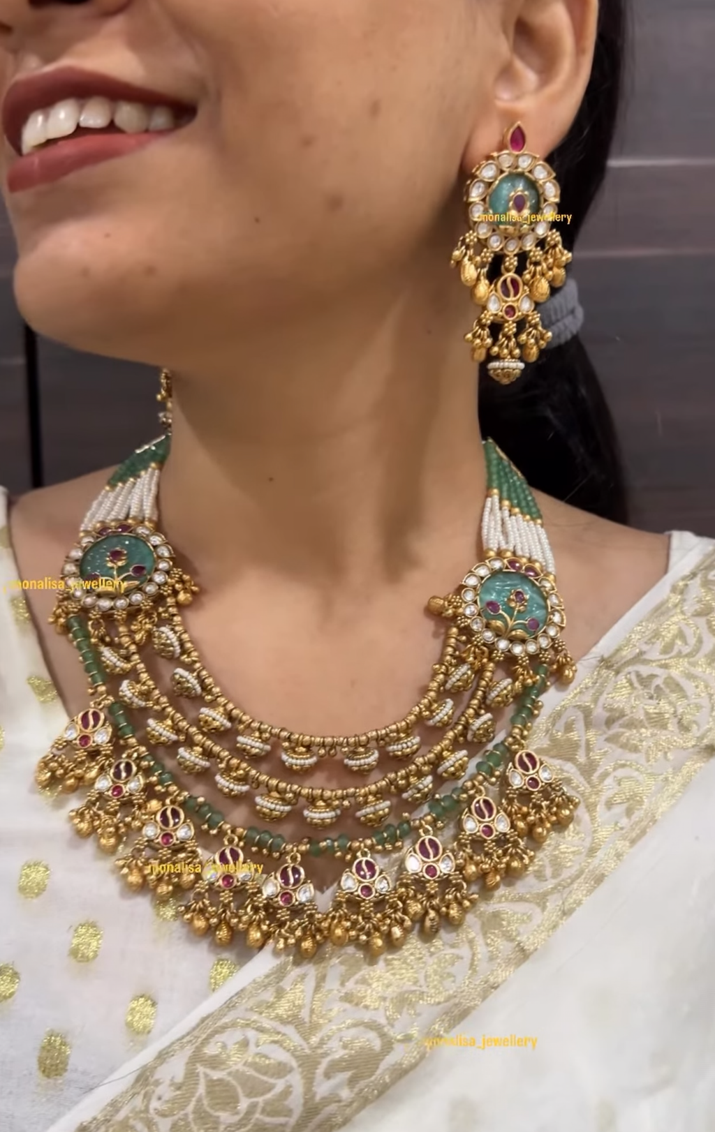 Vani Antique Designer Necklace Set