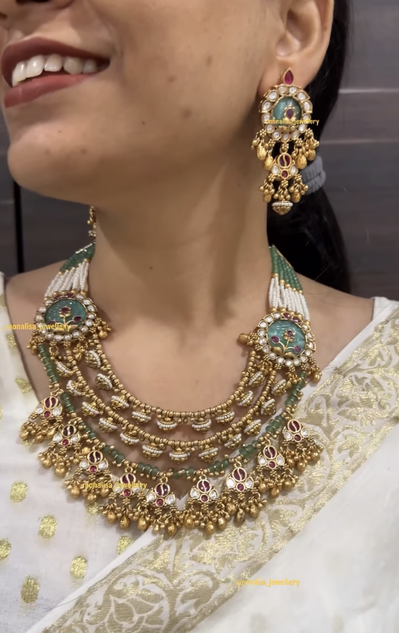 Vani Antique Designer Necklace Set