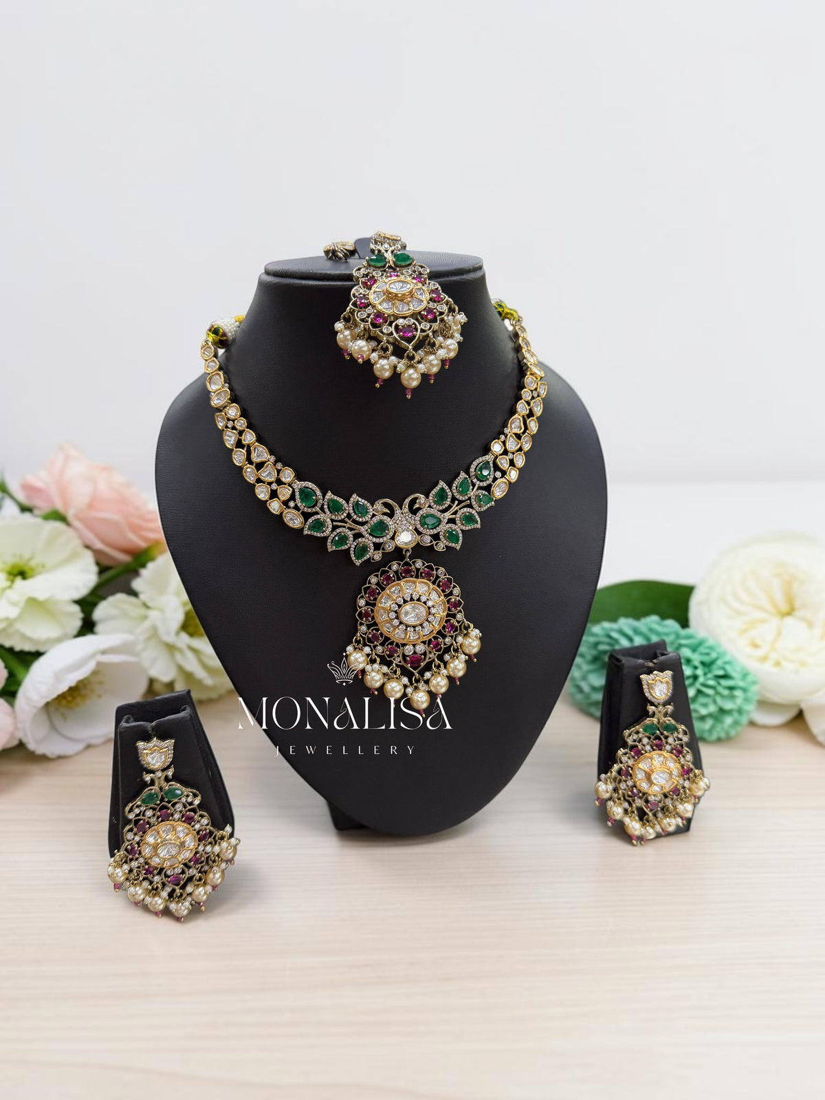 Minka Polki Designer Necklace Set