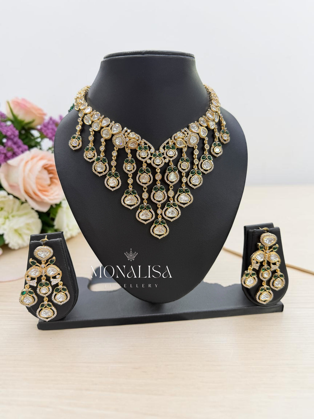 Aditi Polki Designer Necklace Set