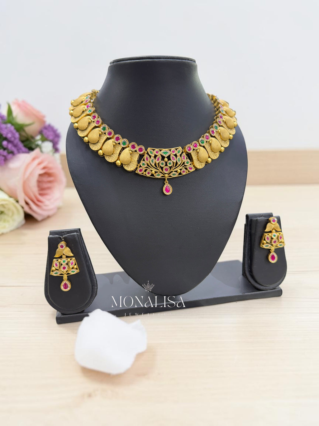 Nitya Antique Designer Necklace Set