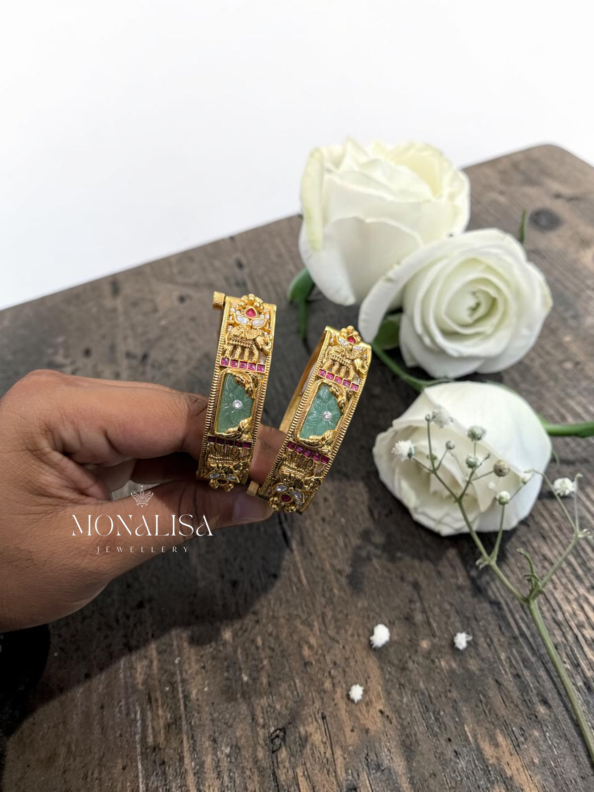 Meghani Antique Designer Bangles