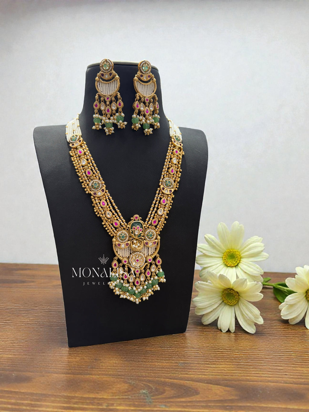 Viha Antique designer long Necklace Set