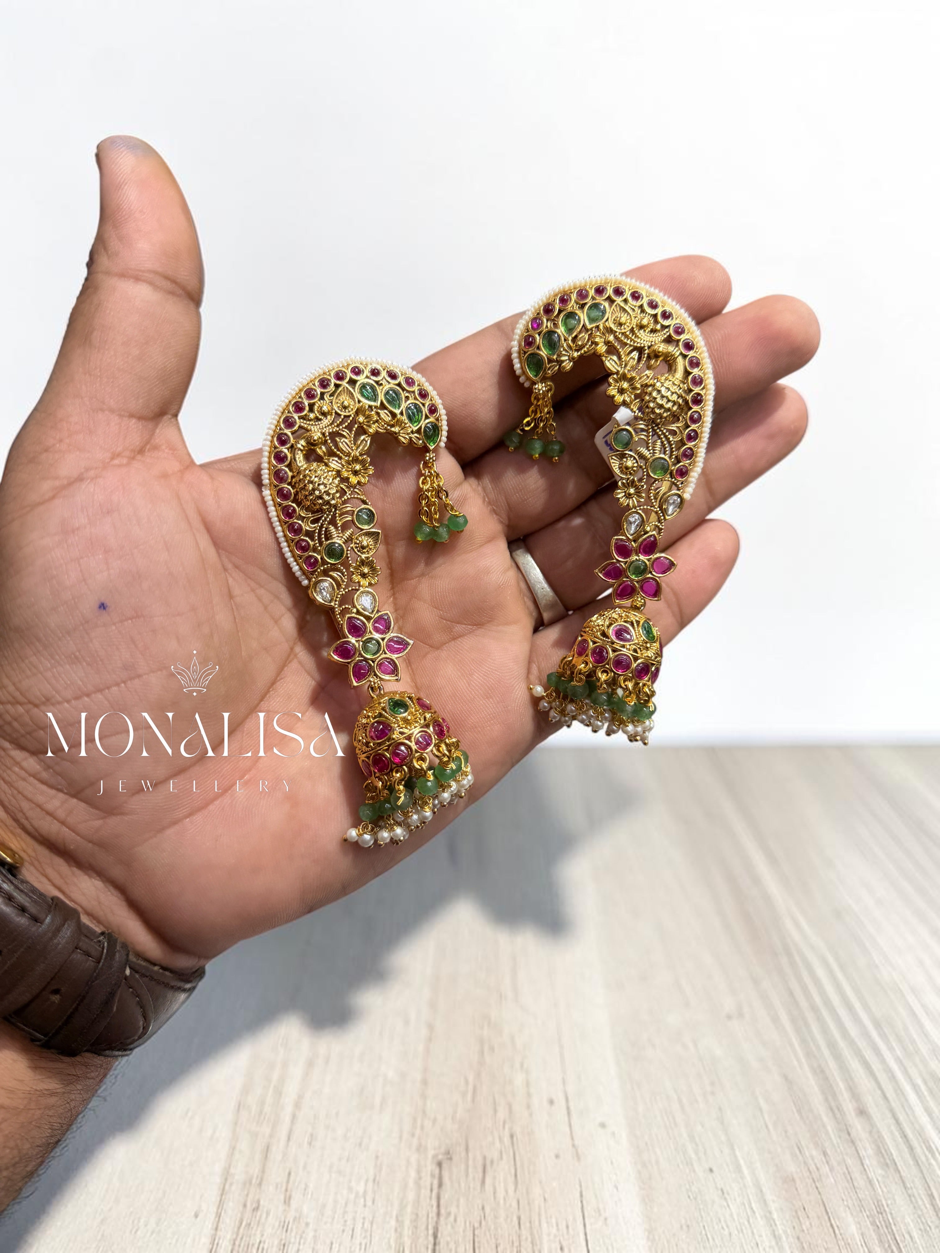 Jamini Antique Desinger Kaan Earing