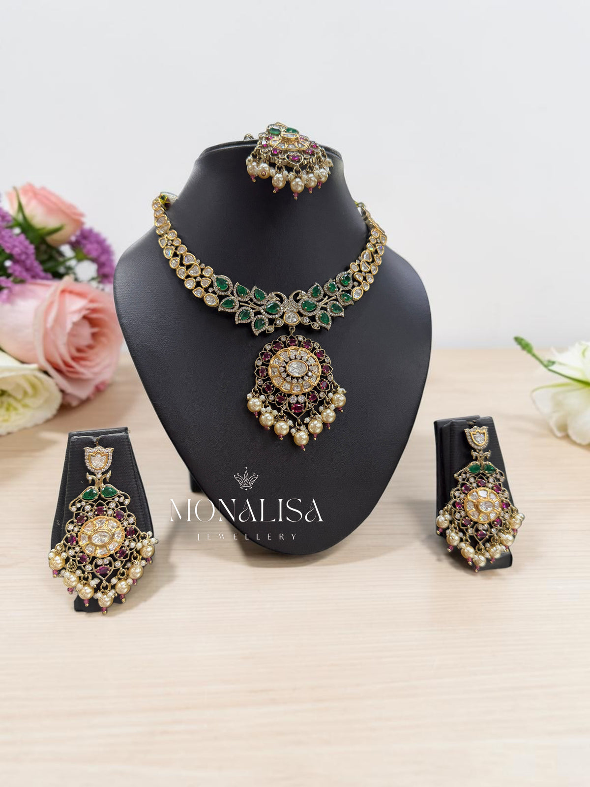 Minka Polki Designer Necklace Set