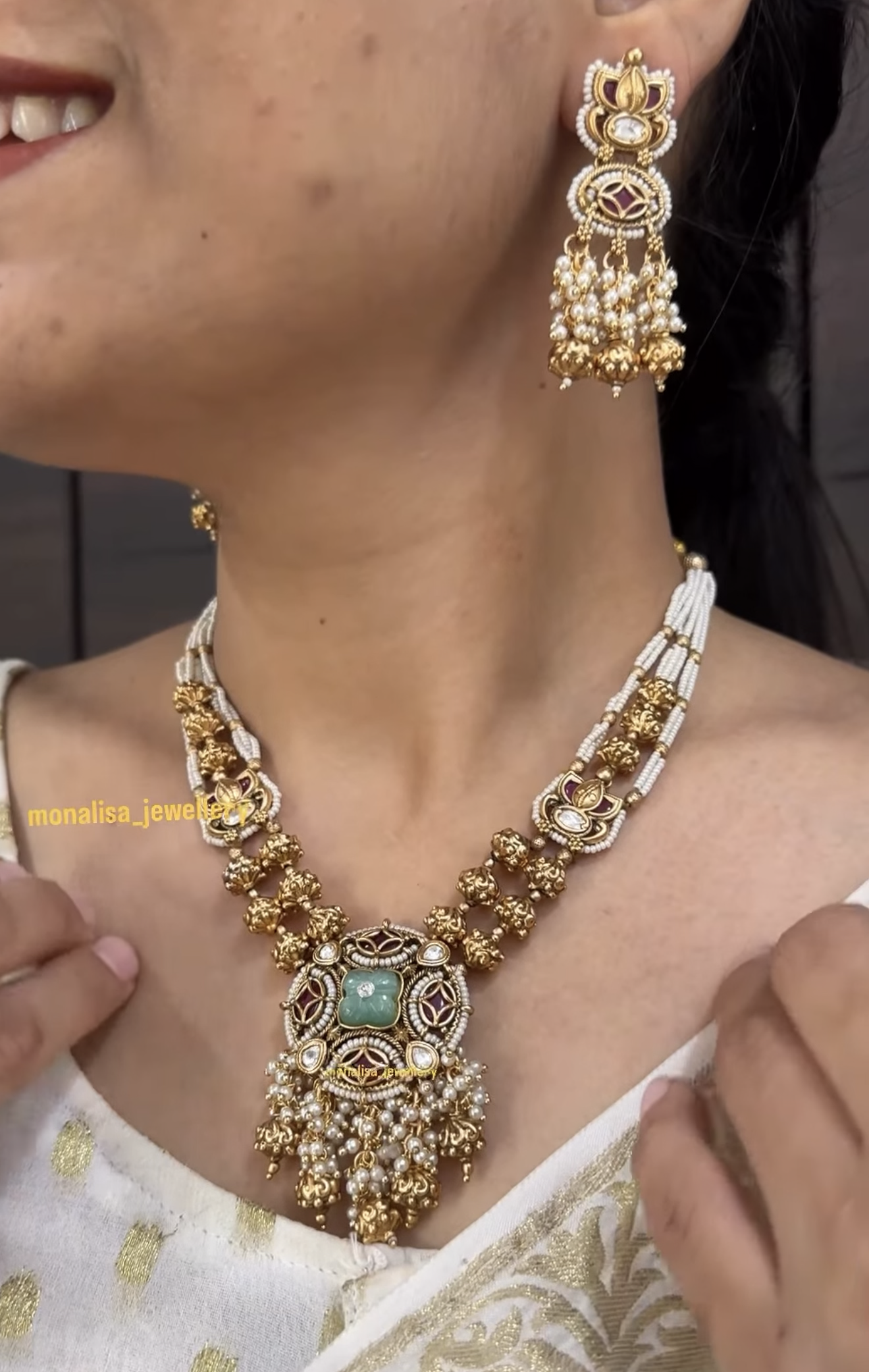 Dira Antique Designer Necklace Set