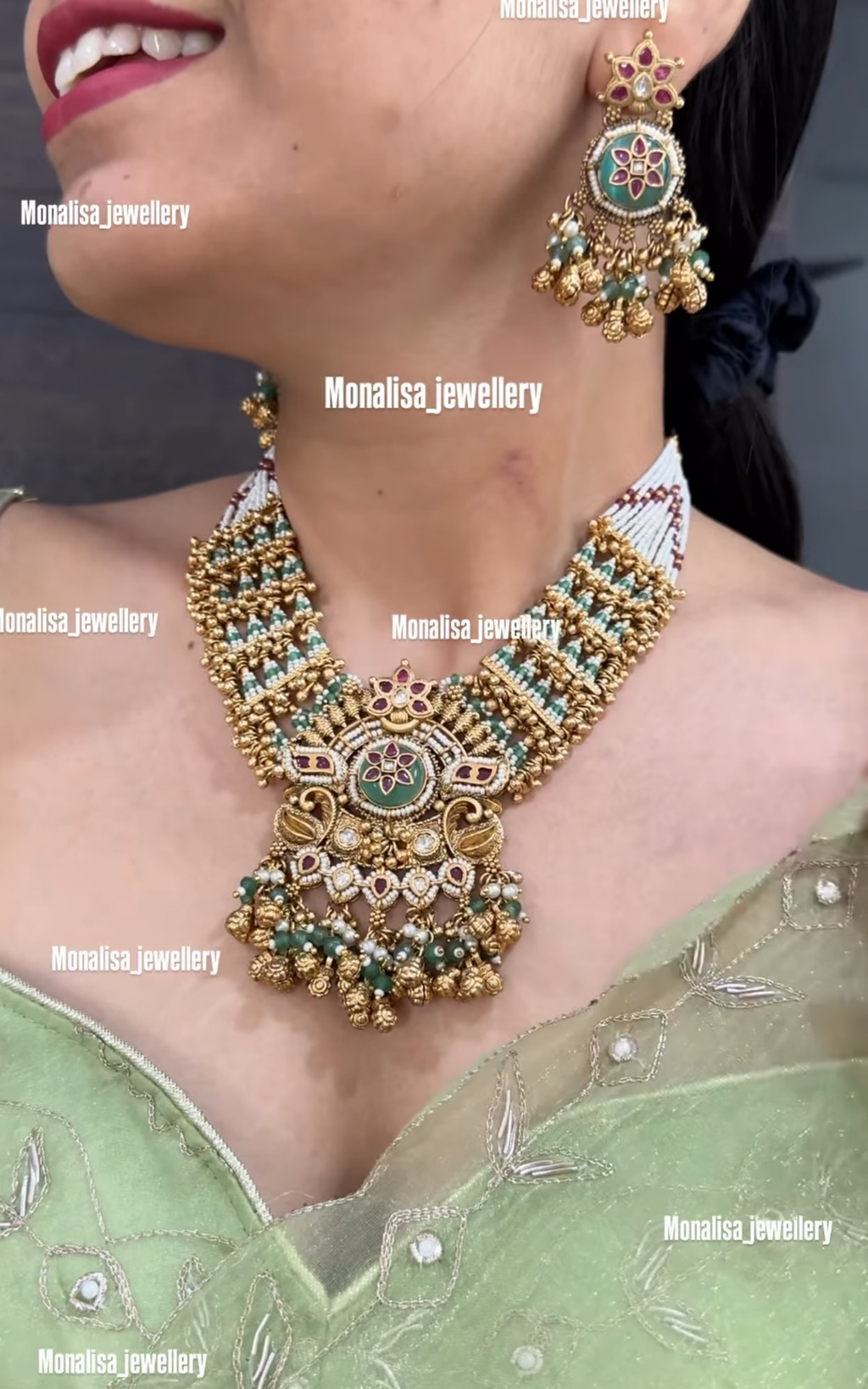 Vinaya Antique Designer Necklace Set