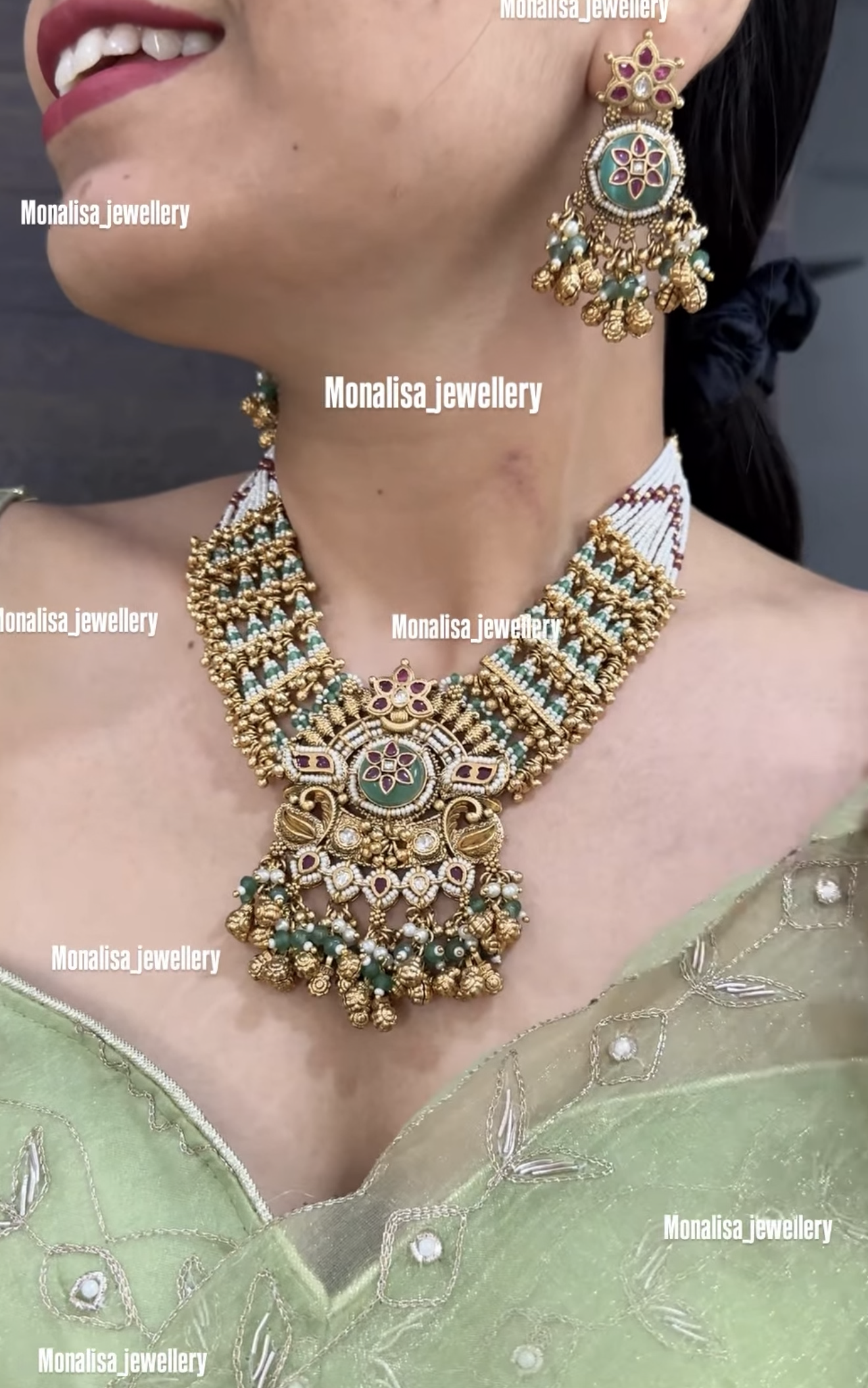 Vinaya Antique Designer Necklace Set