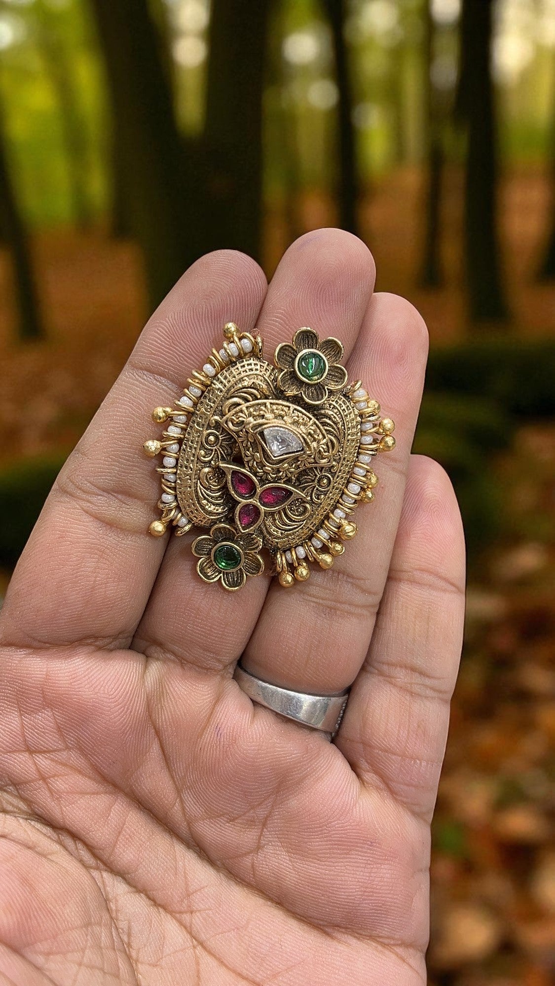 Agamya Antique Designer Ring