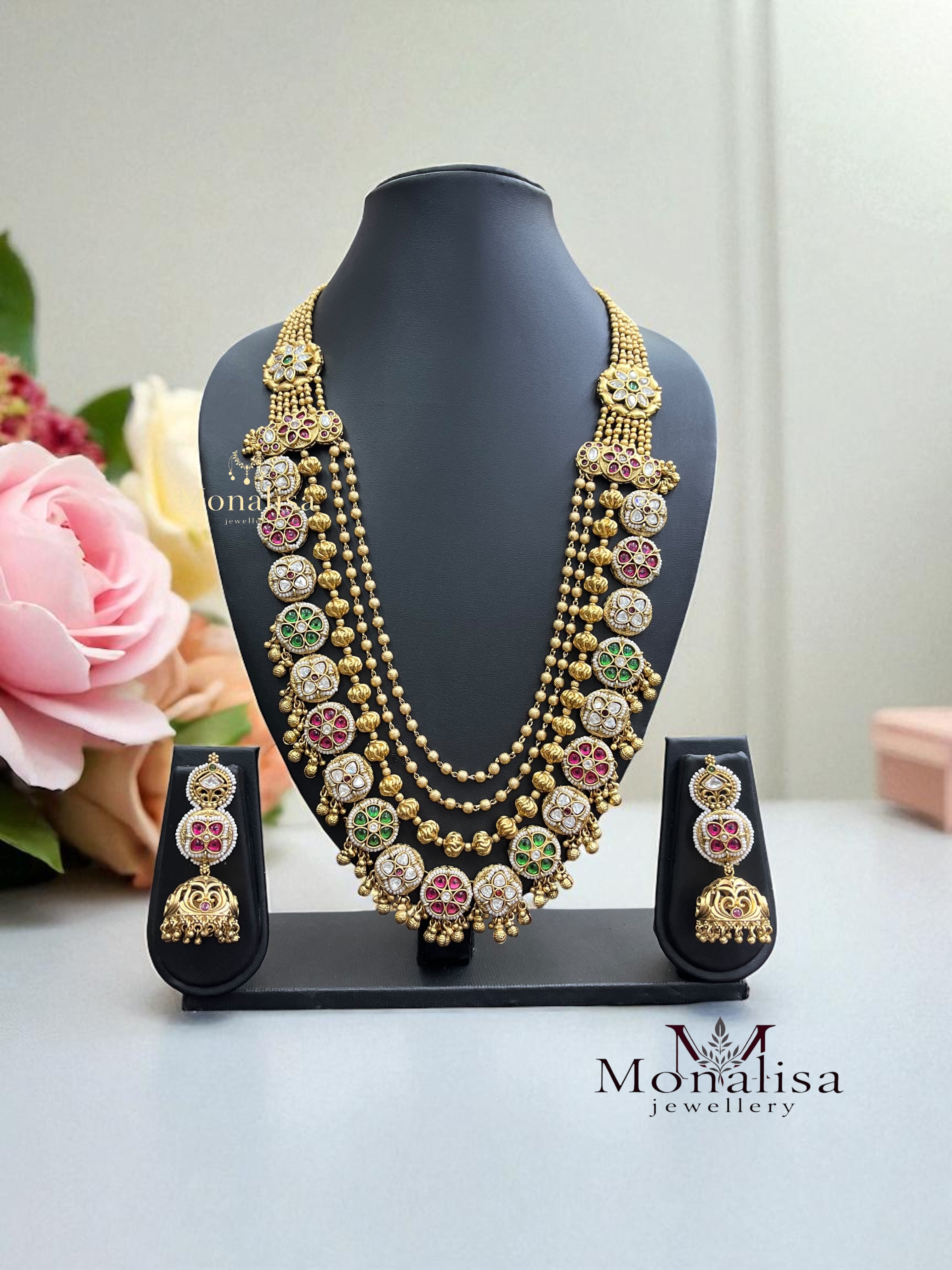 Pushpaa-2 Antique Designer Long Necklace