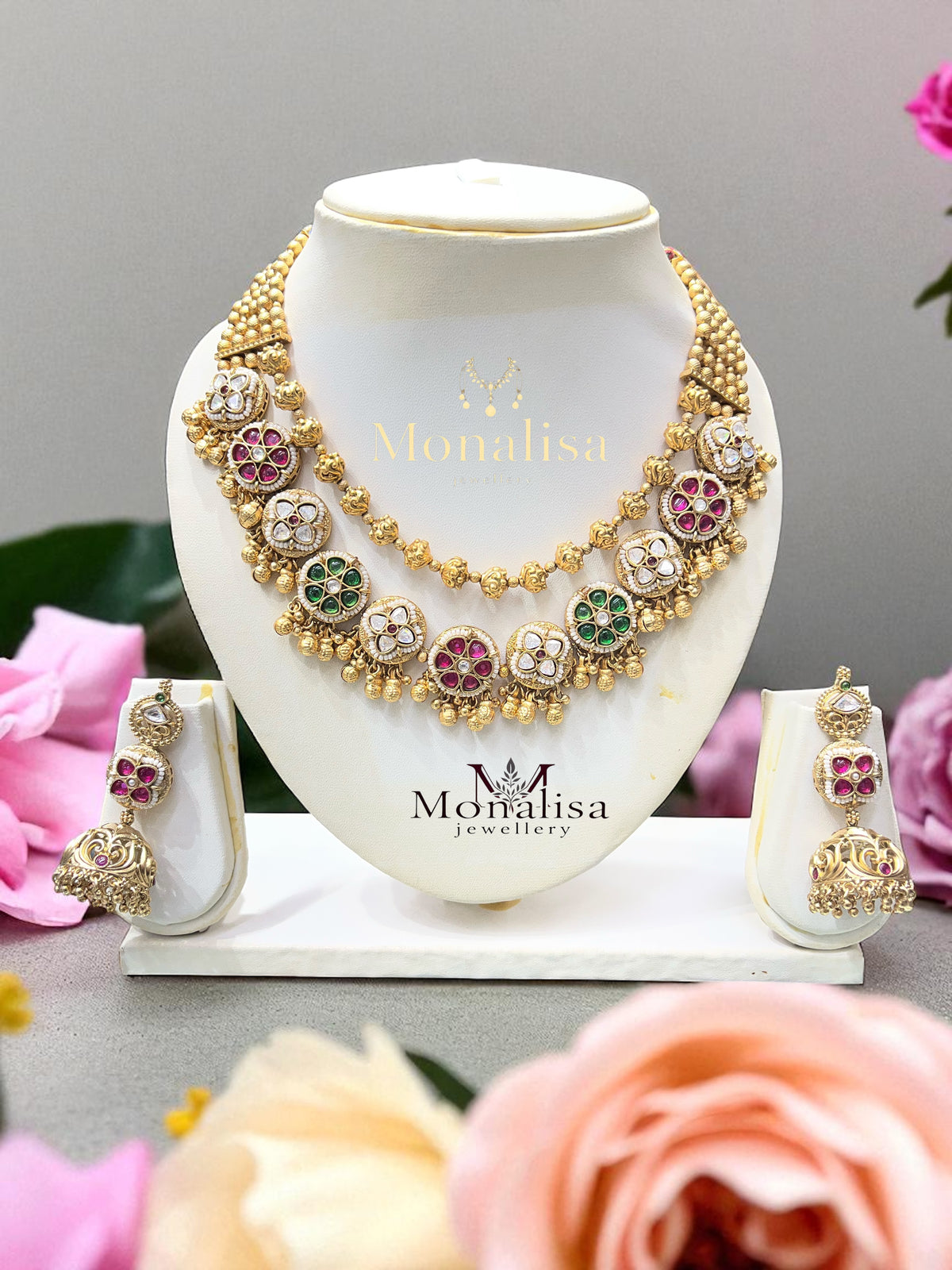 Jivika Antique Designer Necklace Set