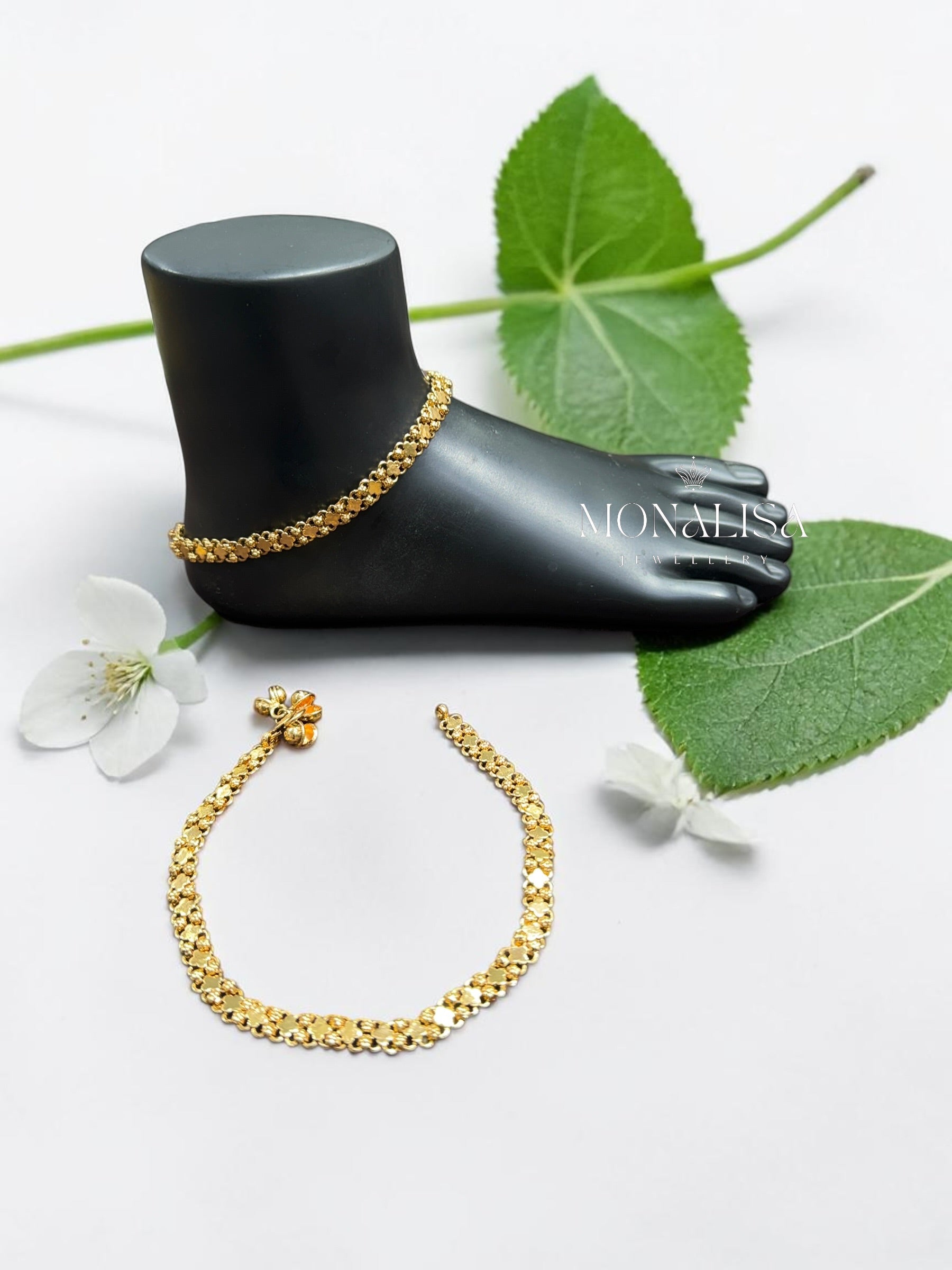 Gulika Antique designer Anklet