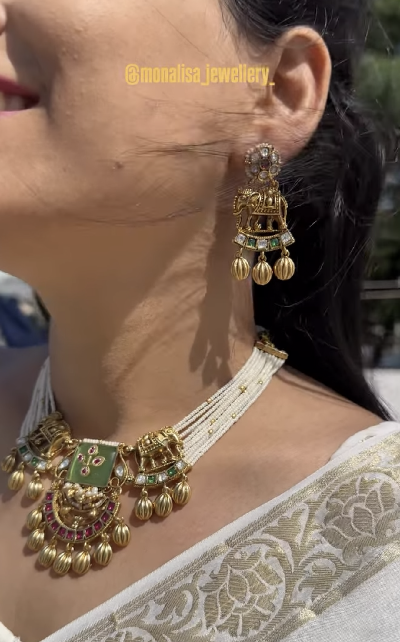 Nila Antique Designer Necklace Set