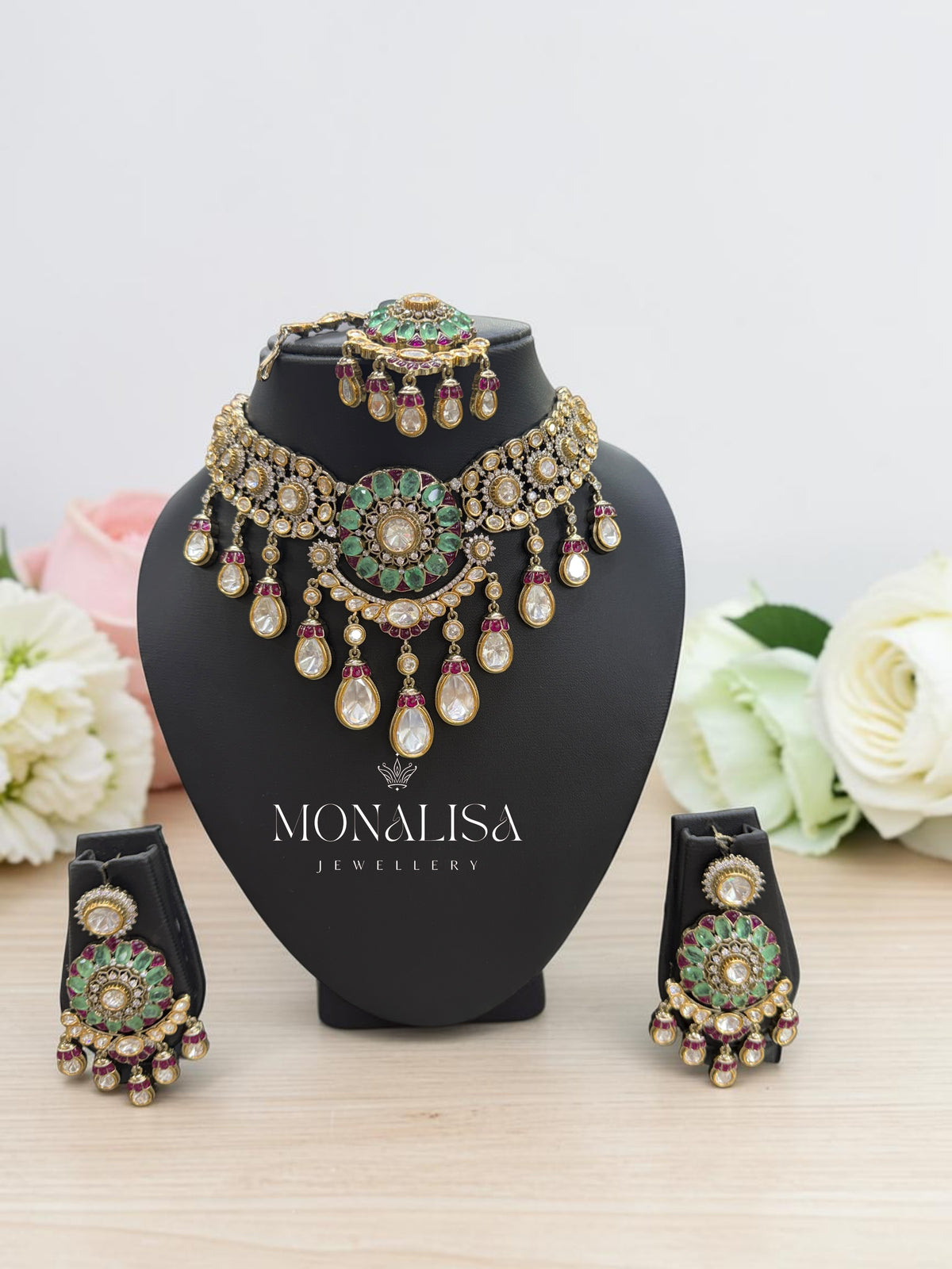 Shriya Polki Designer Necklace Set