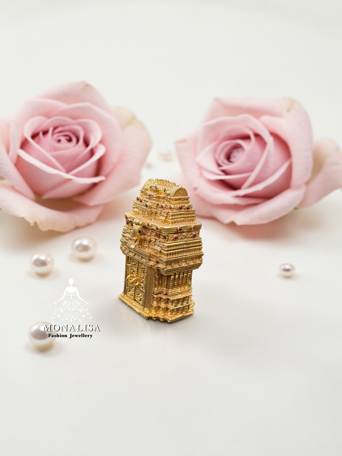 Meenakshi Temple Antique Designer kumkum box