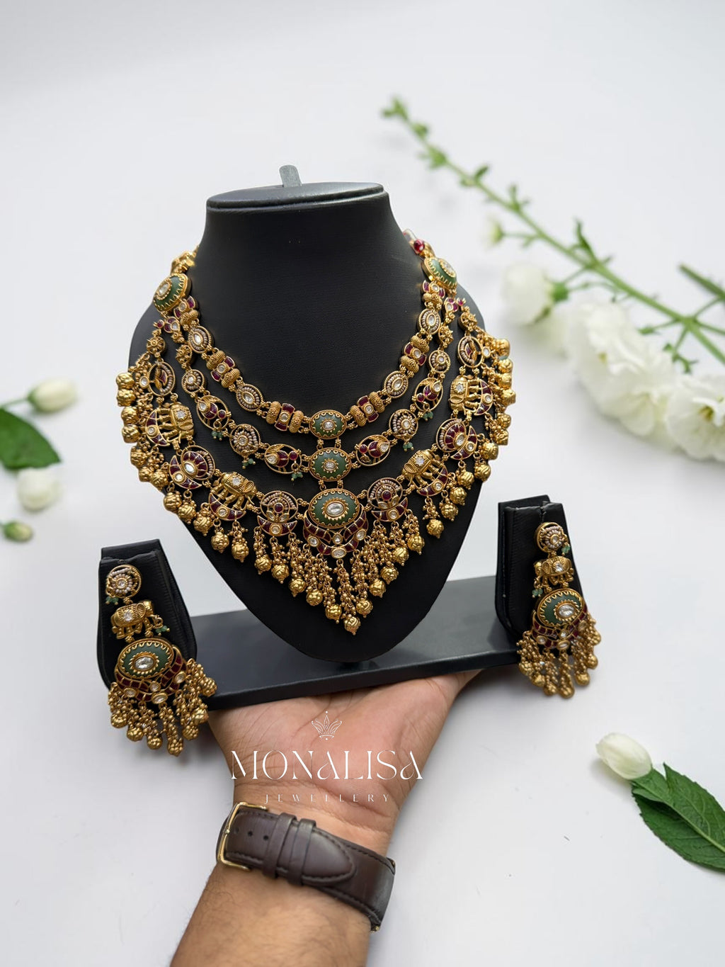 Rubina Antique Designer Necklace Set
