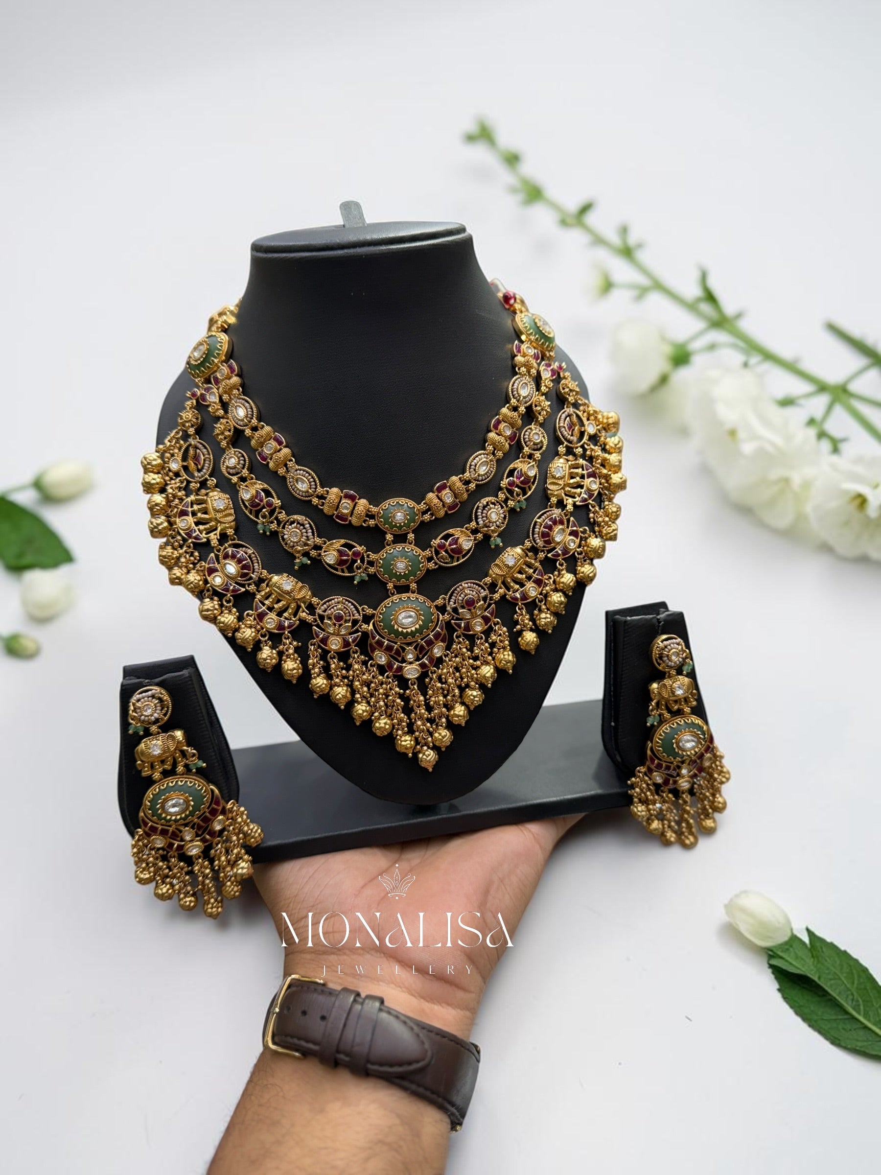 Rubina Antique Designer Necklace Set