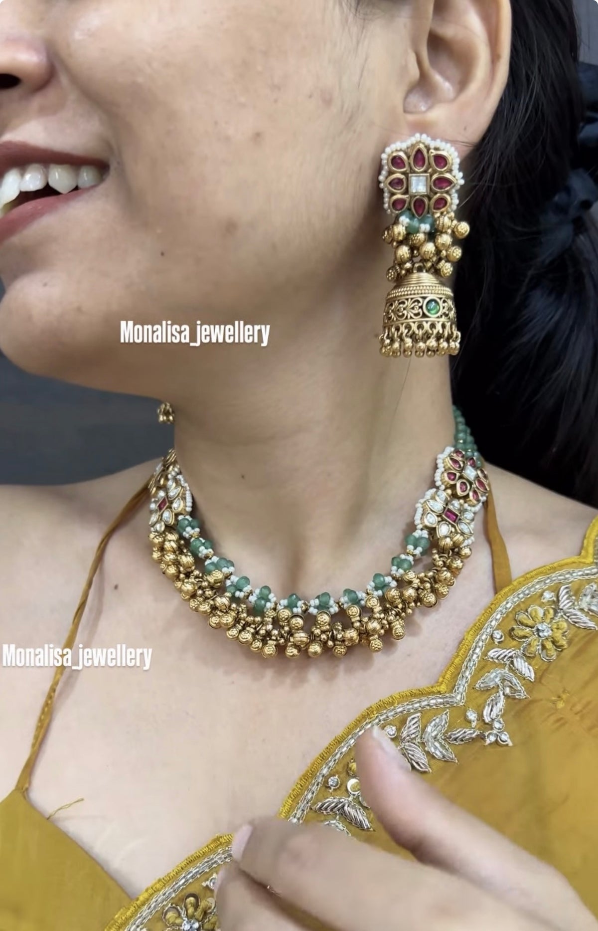 Thaniska Antique Designer Necklace Set