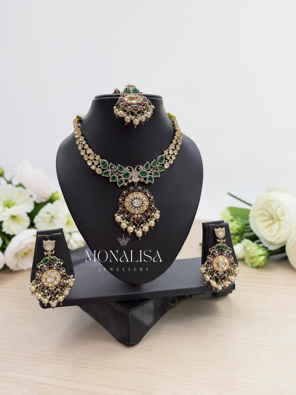 Minka Polki Designer Necklace Set