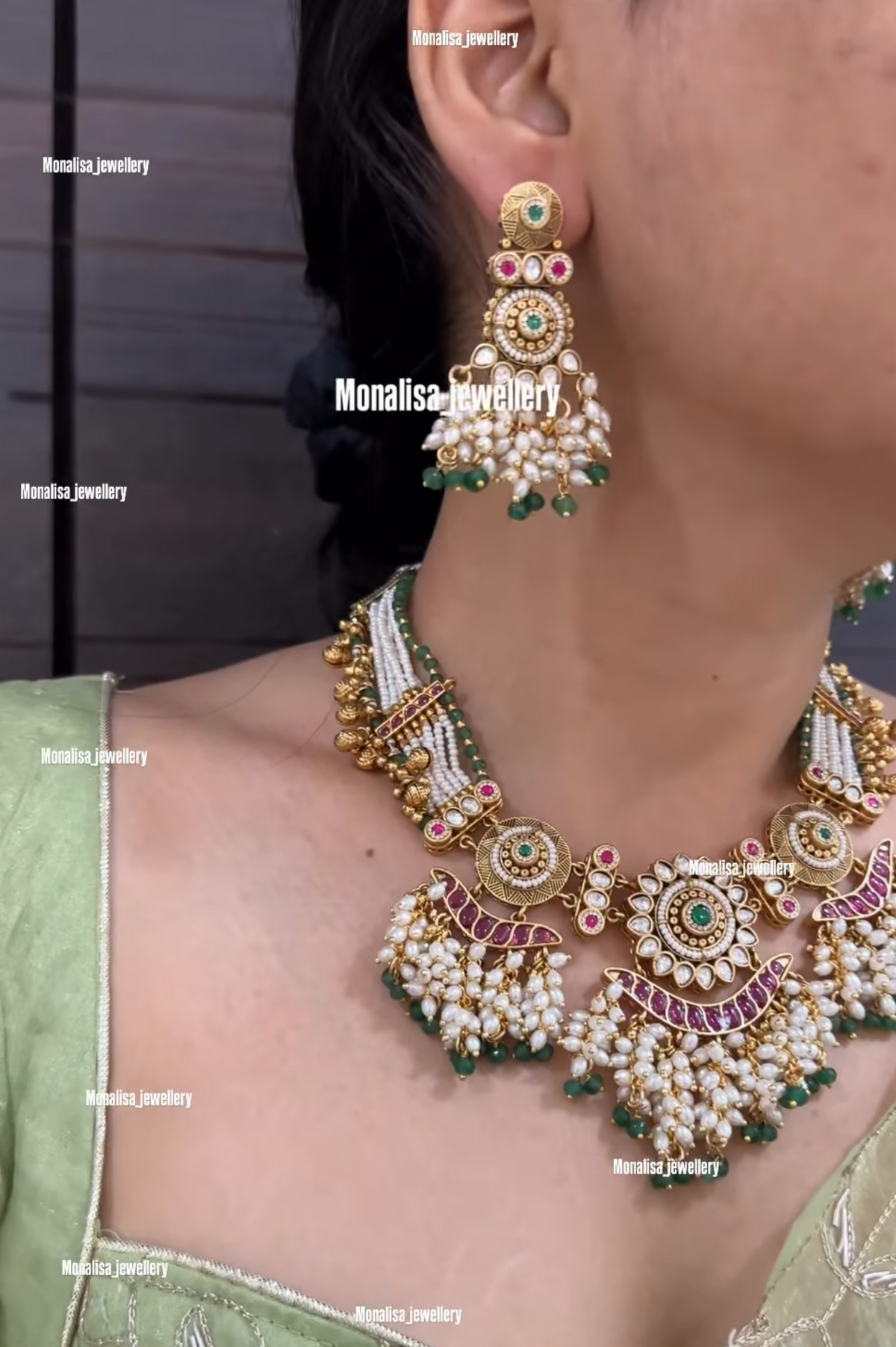 Yatika Antique Designer Necklace Set