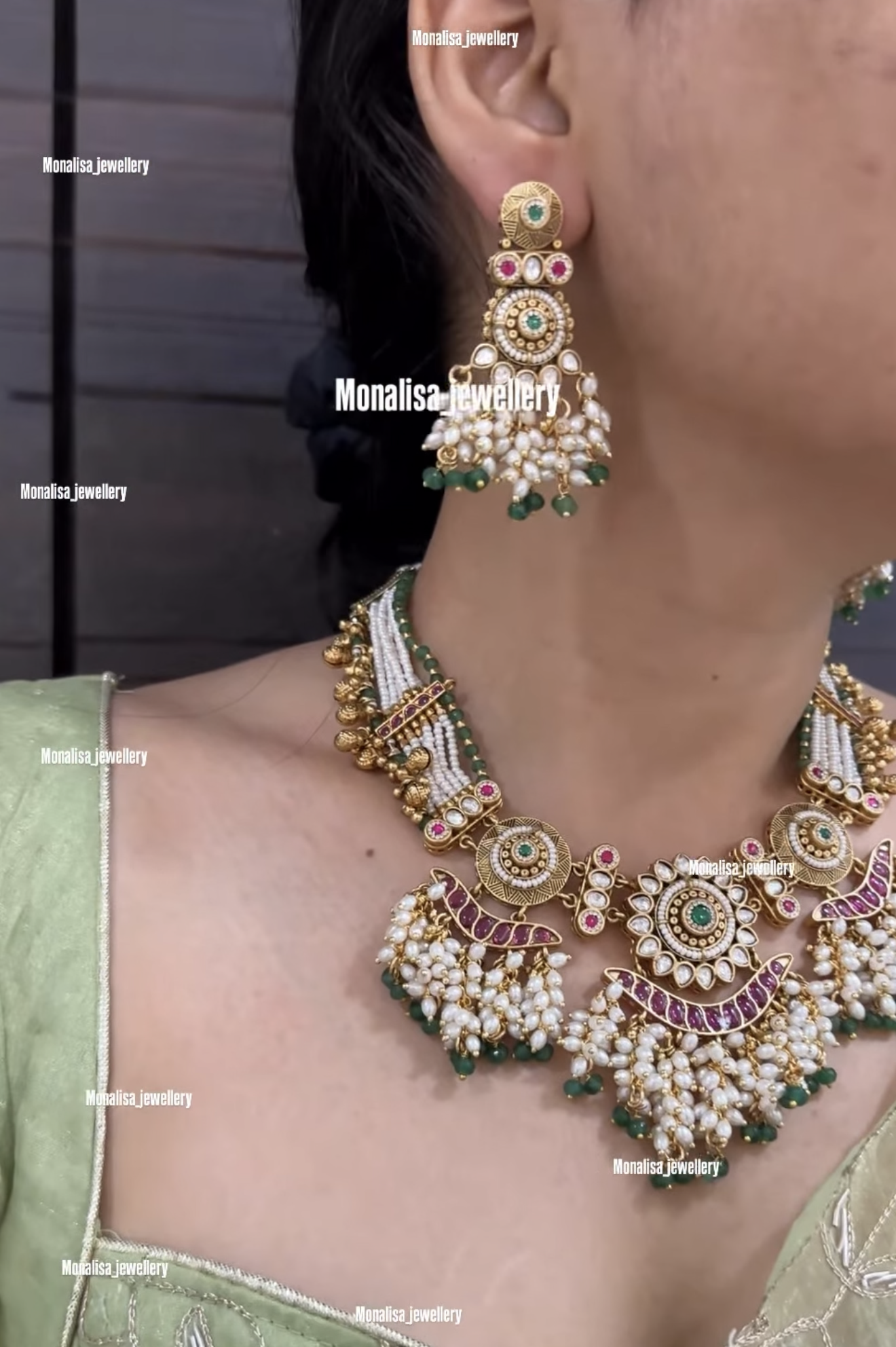Yatika Antique Designer Necklace Set