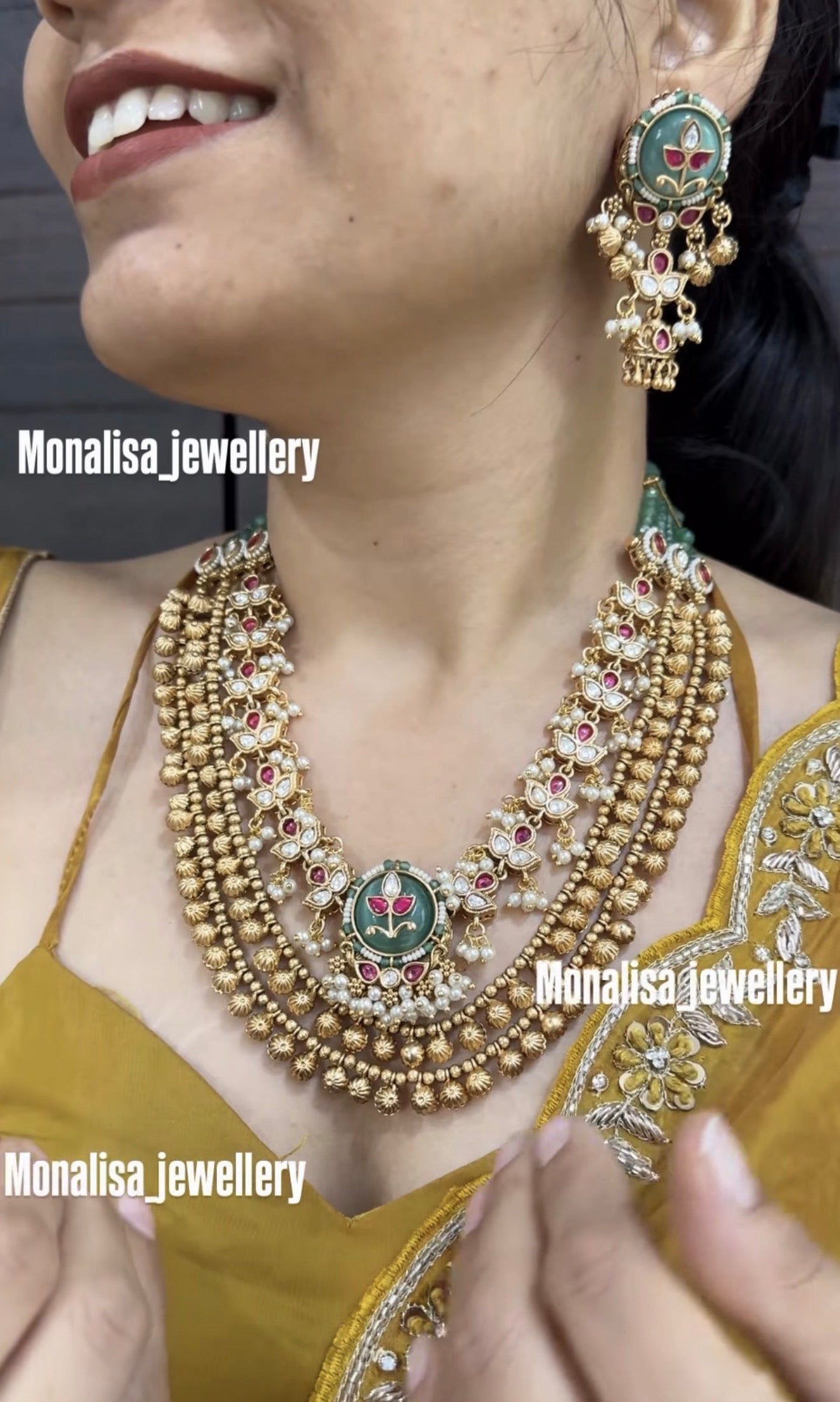 Arshika Antique Designer Necklace Set