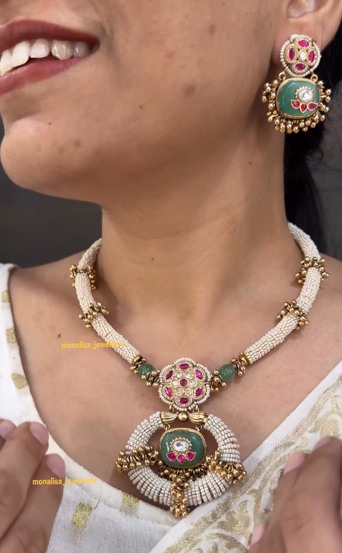 Trisha Antique Designer Necklace Set