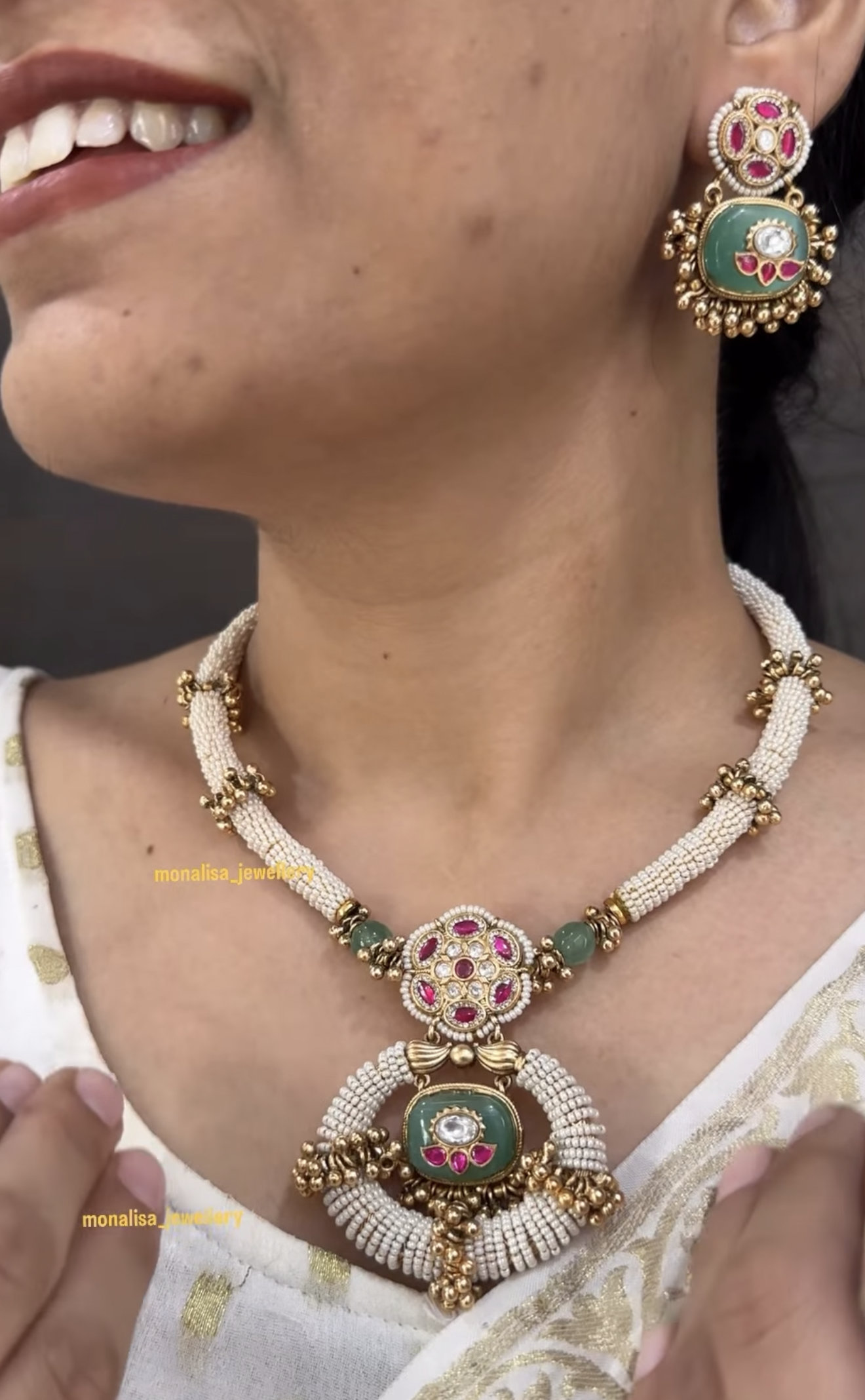 Trisha Antique Designer Necklace Set