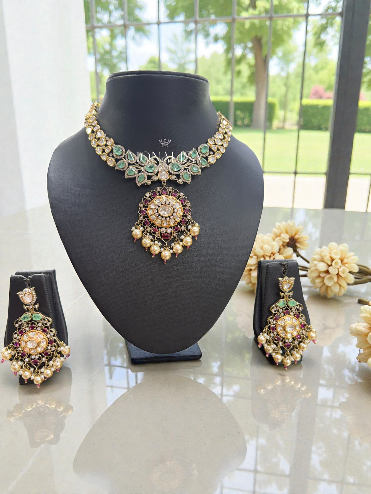 Minka Polki Designer Necklace Set