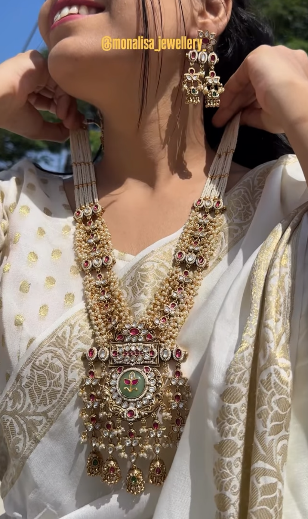 Aahana Antique Designer Necklace Set