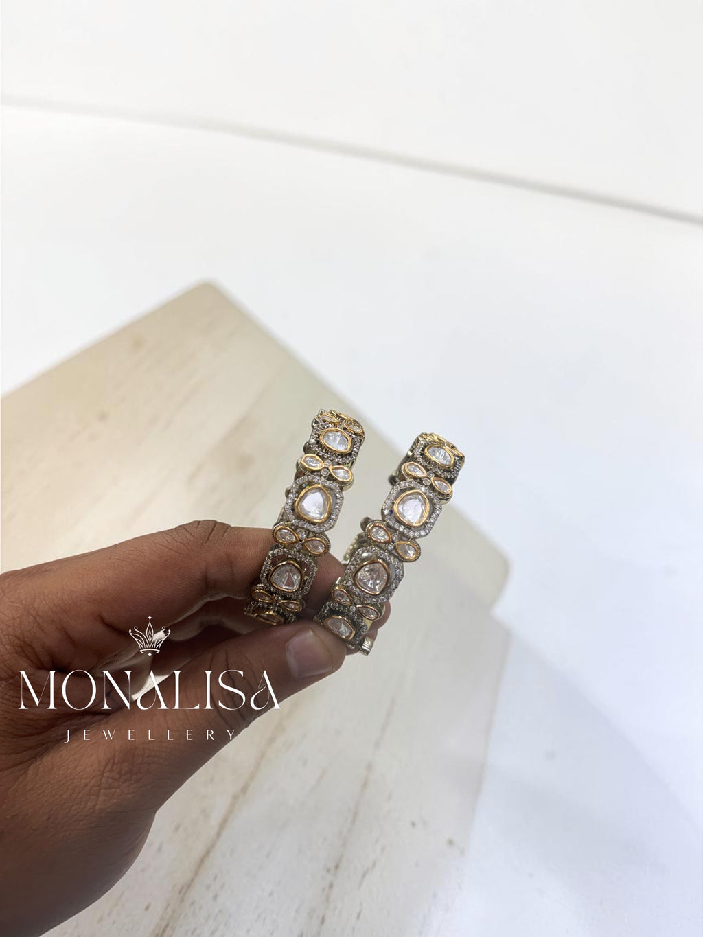 Atrangi Polki Designer Bangles
