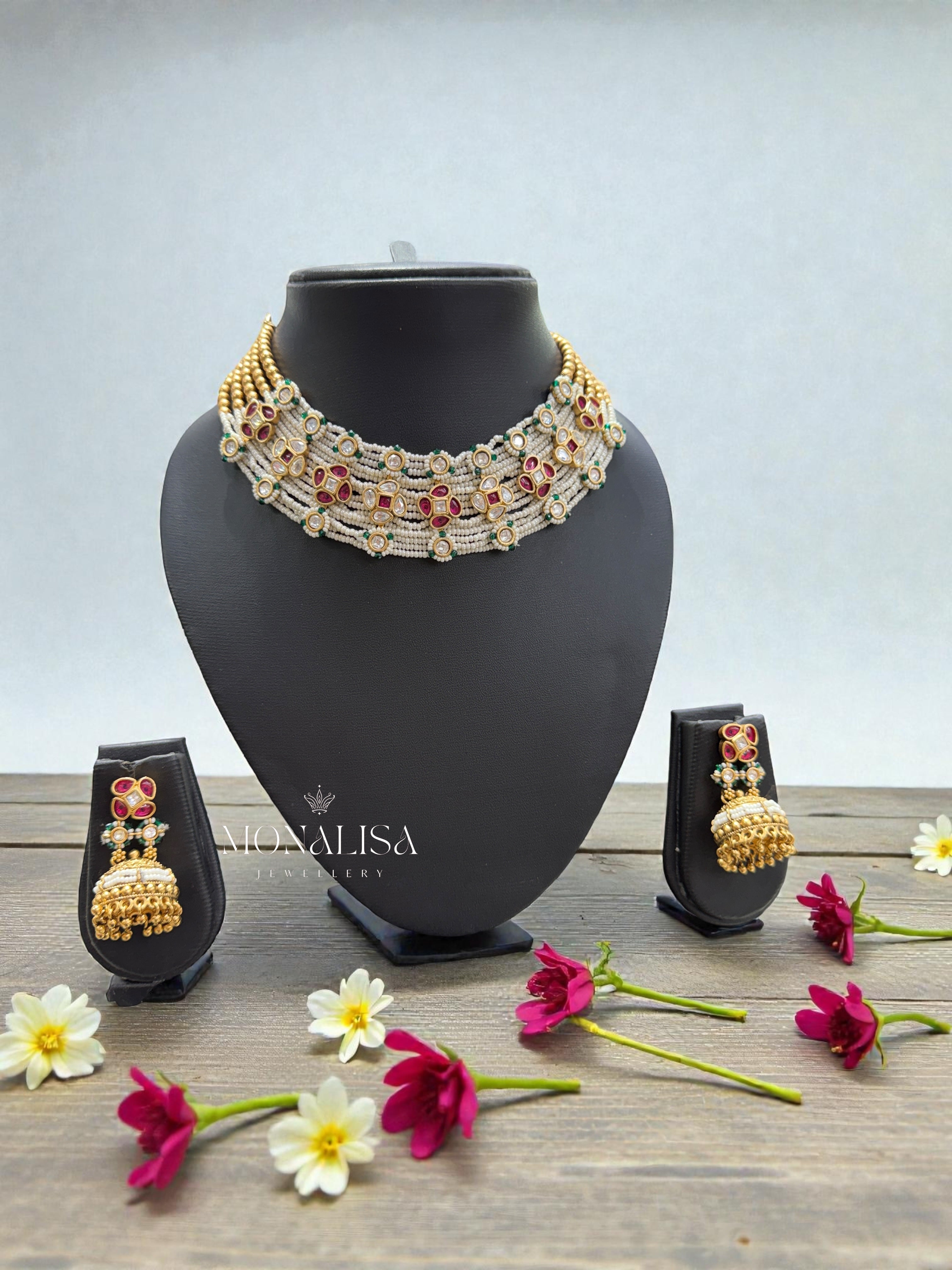 Ira Antique Designer Necklace Set