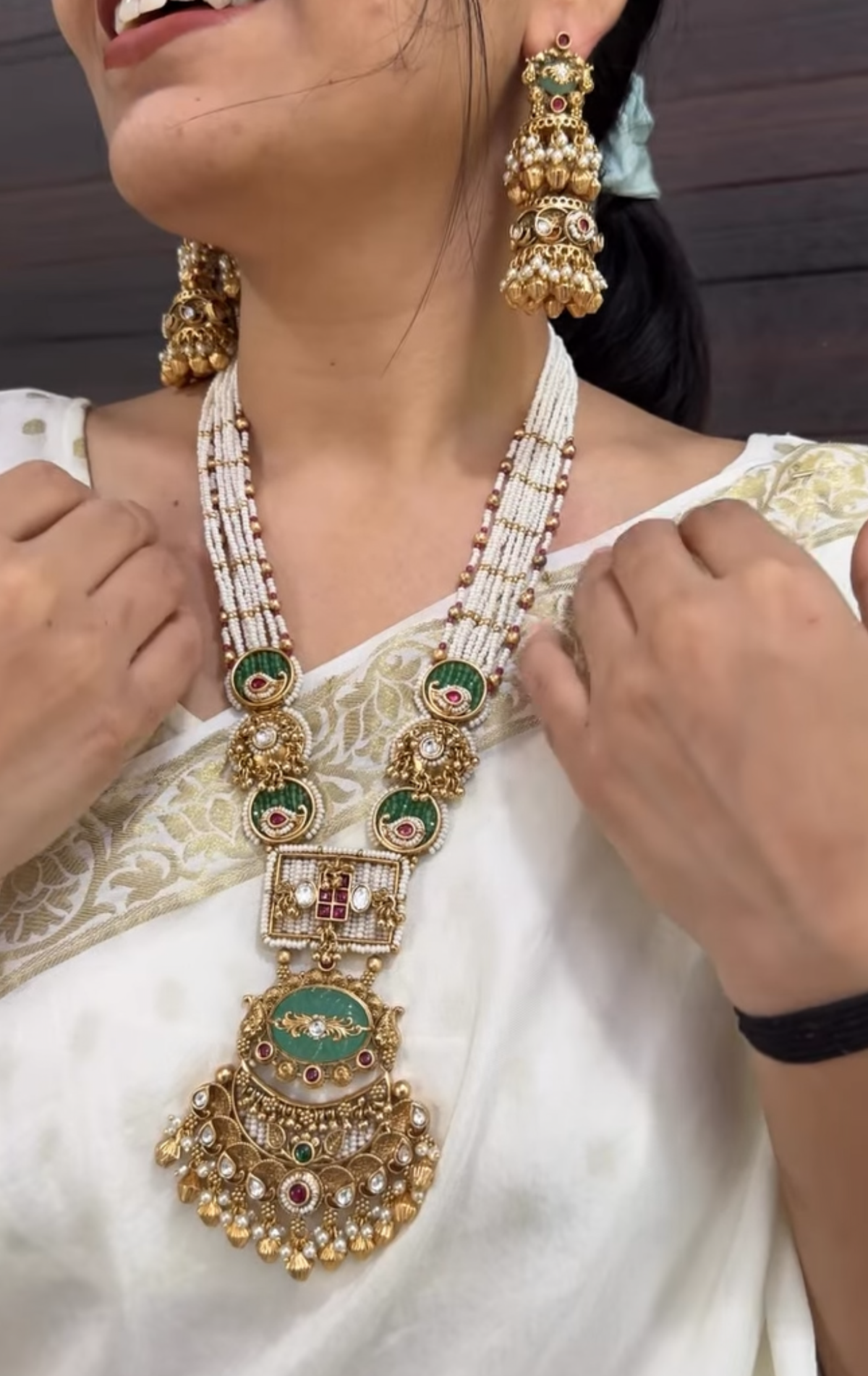Trinika Antique Designer Necklace Set