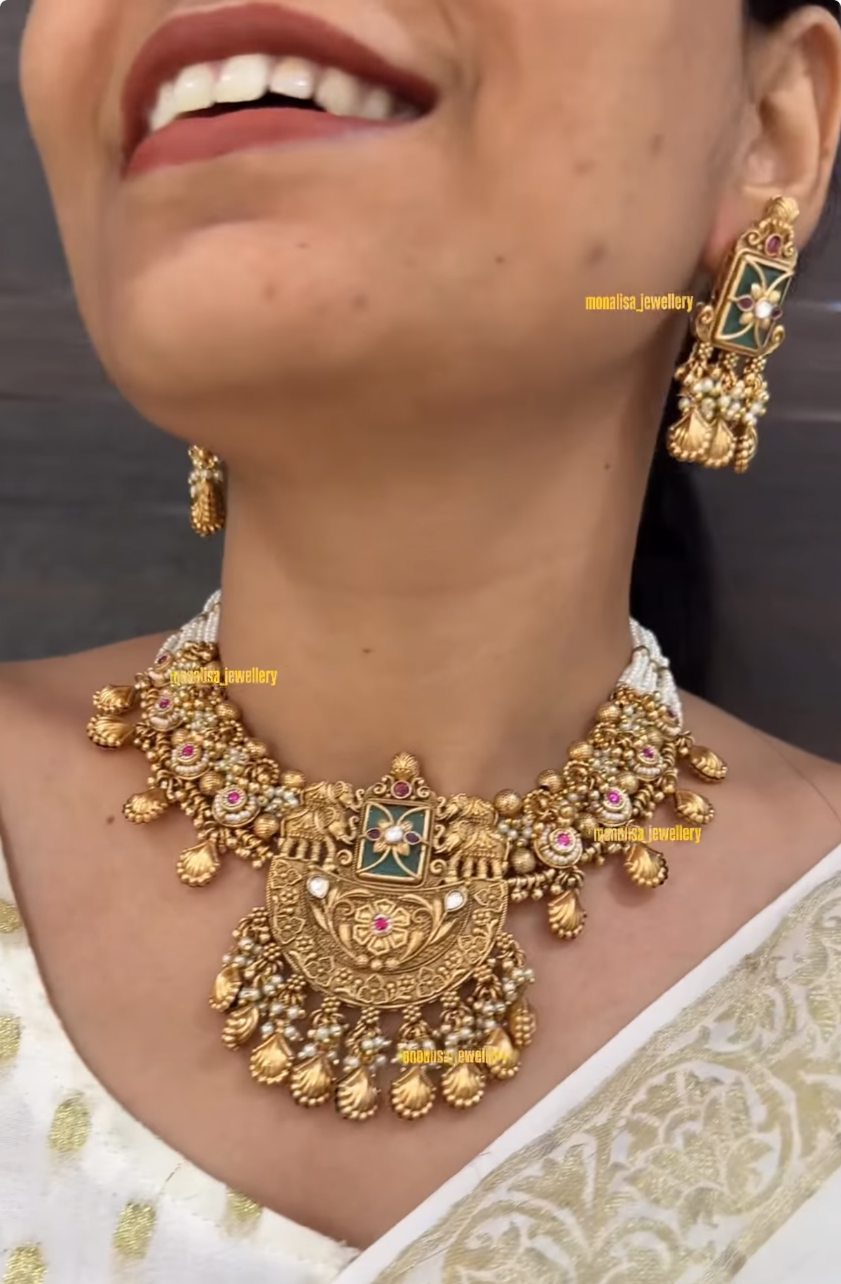 Gauri Antique Designer Necklace Set