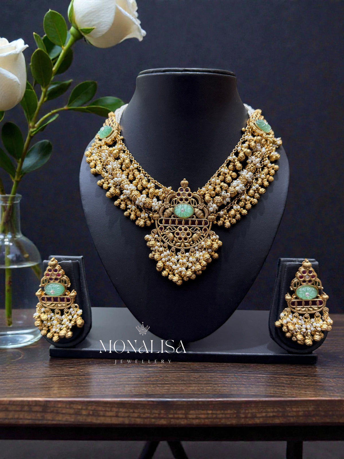 Shagun Antique Designer Necklace Set