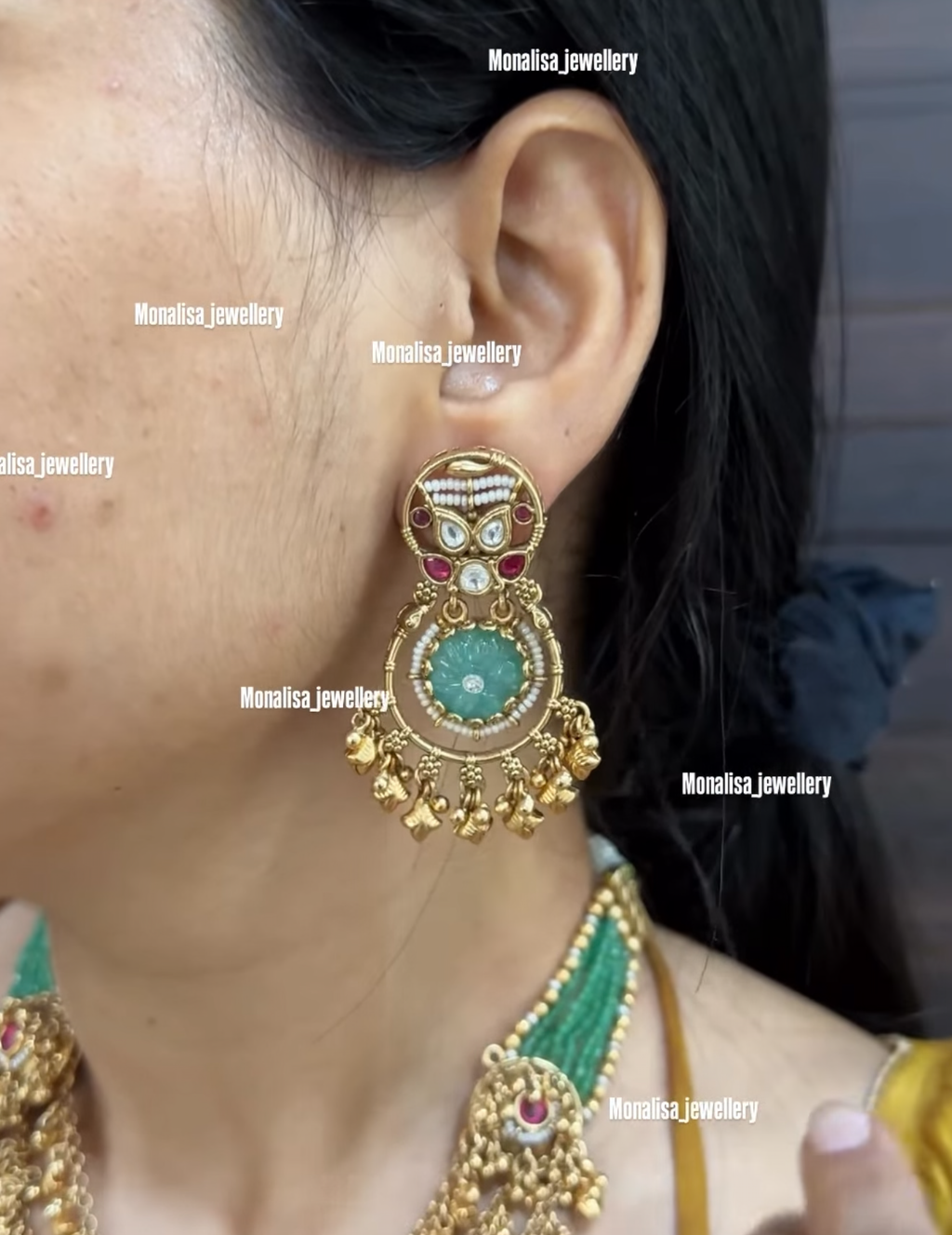 Shanvitha Antique Designer Necklace Set