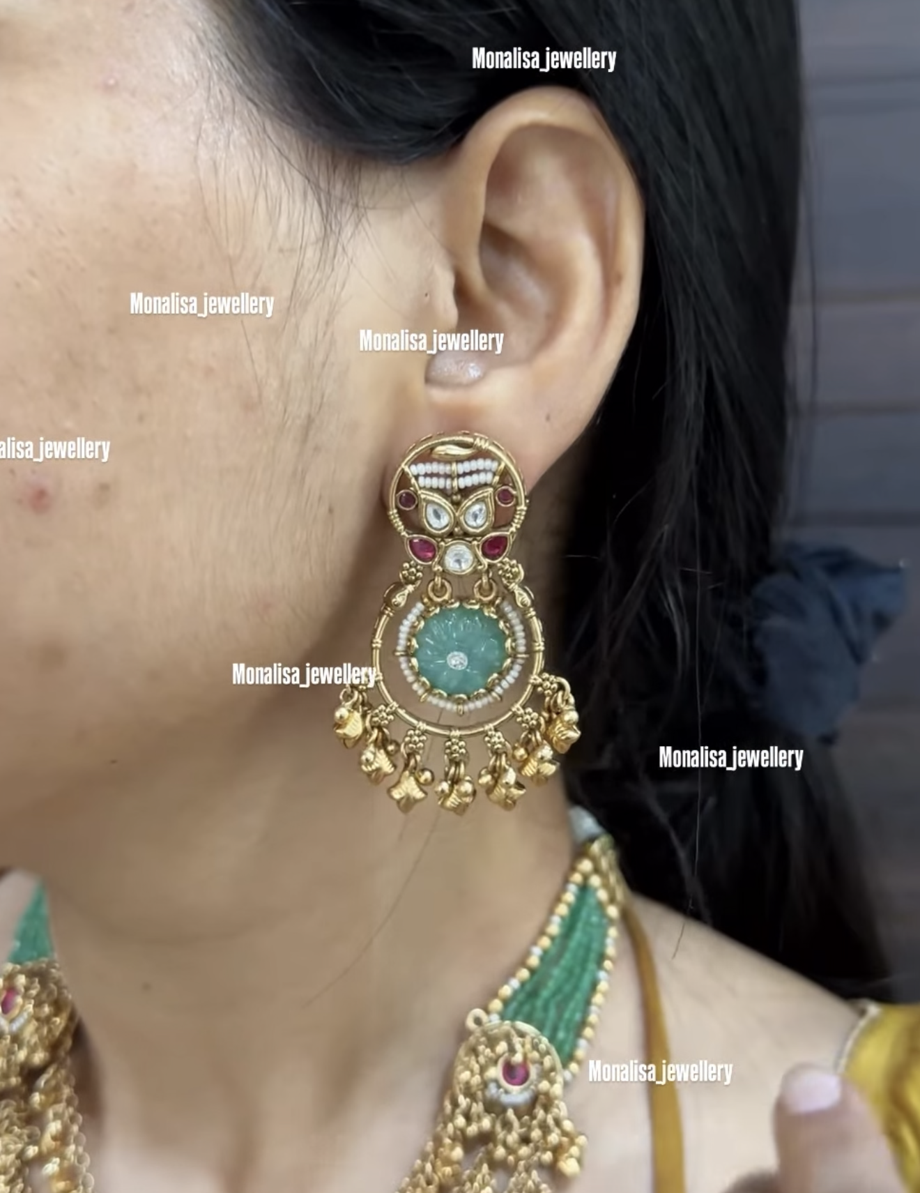 Shanvitha Antique Designer Necklace Set