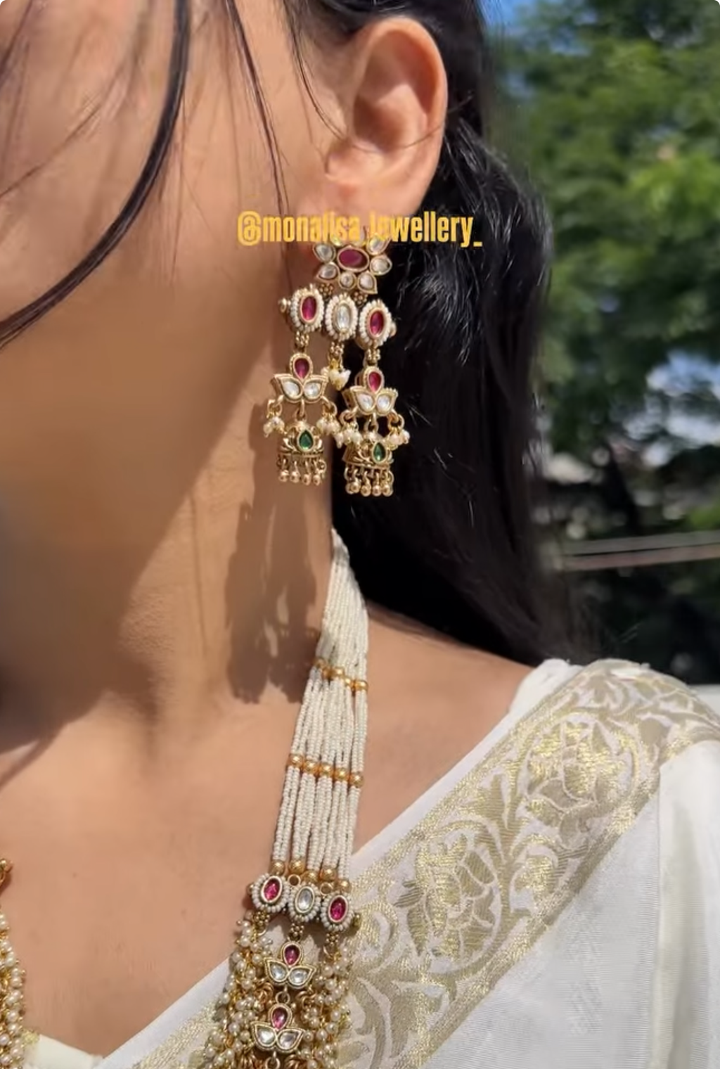 Aahana Antique Designer Necklace Set