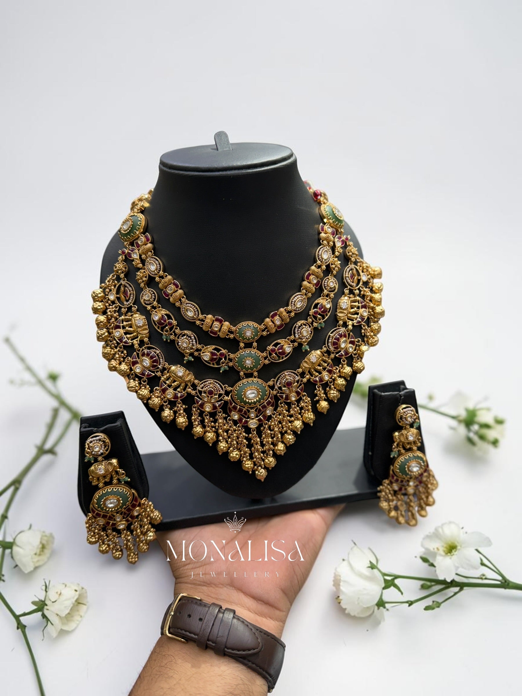Rubina Antique Designer Necklace Set