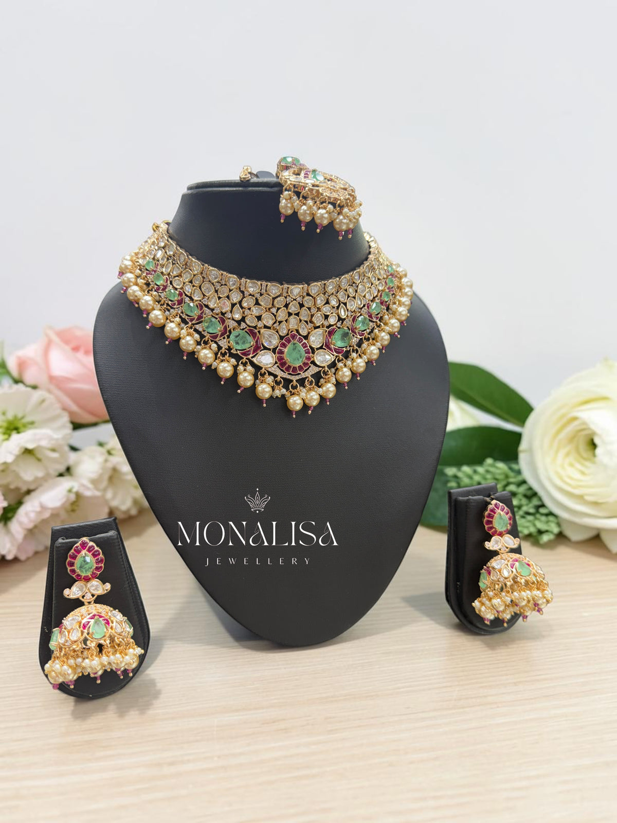 Kashvi Polki Designer Necklace Set