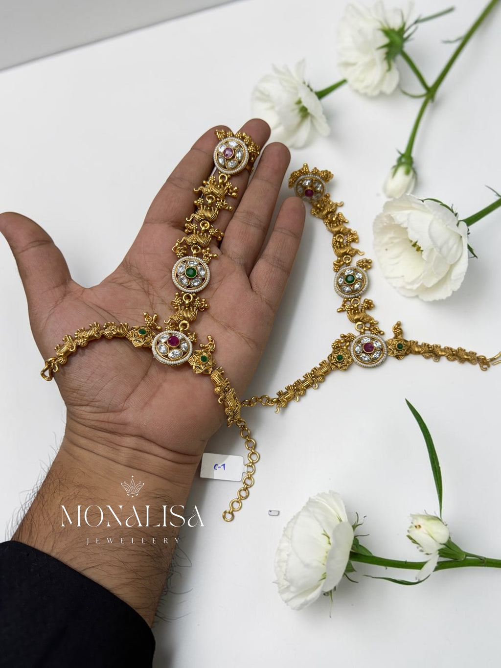 Charvi Antique Designer Hathphool