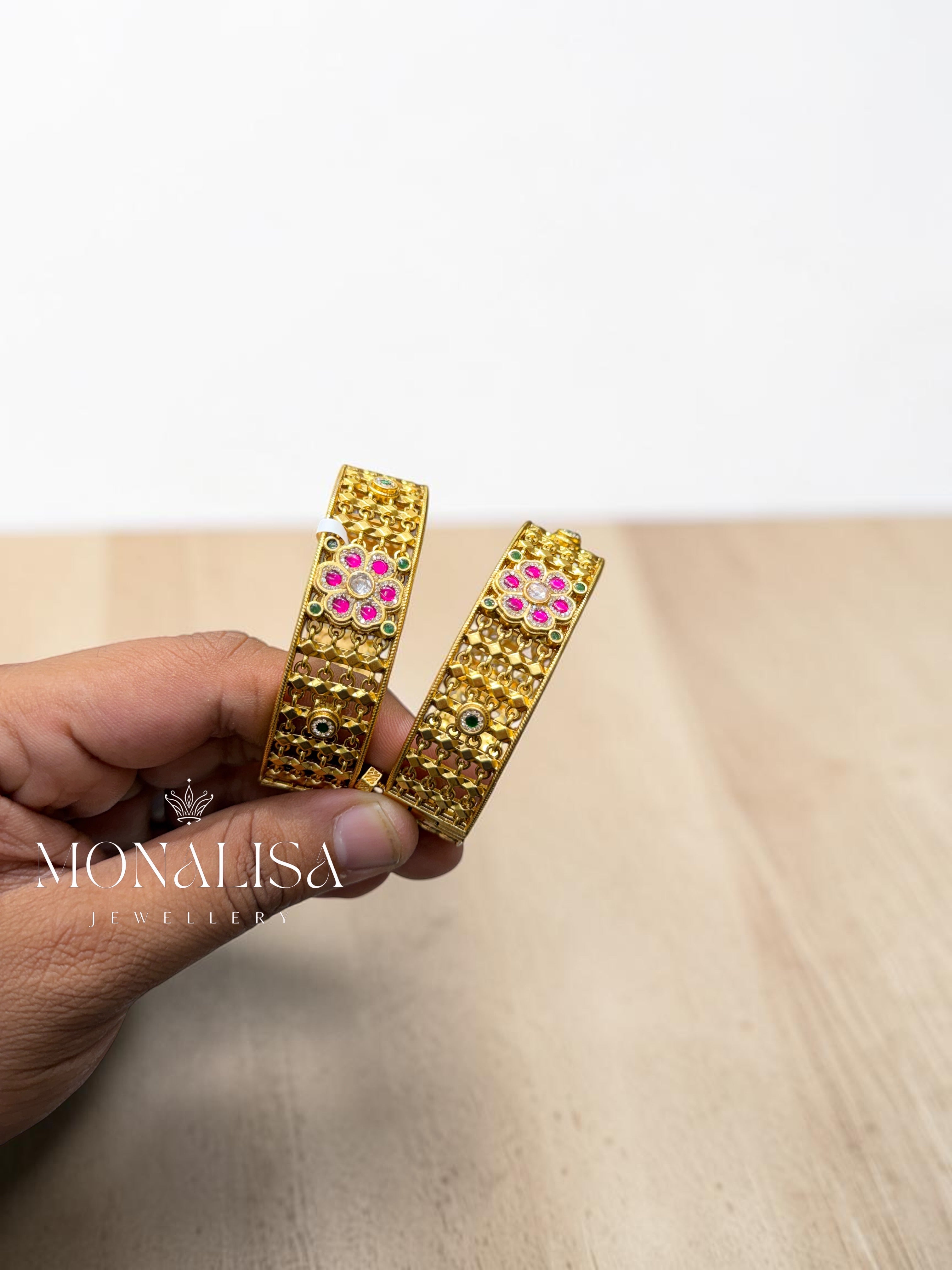 Jodha Antique Designer Bangles