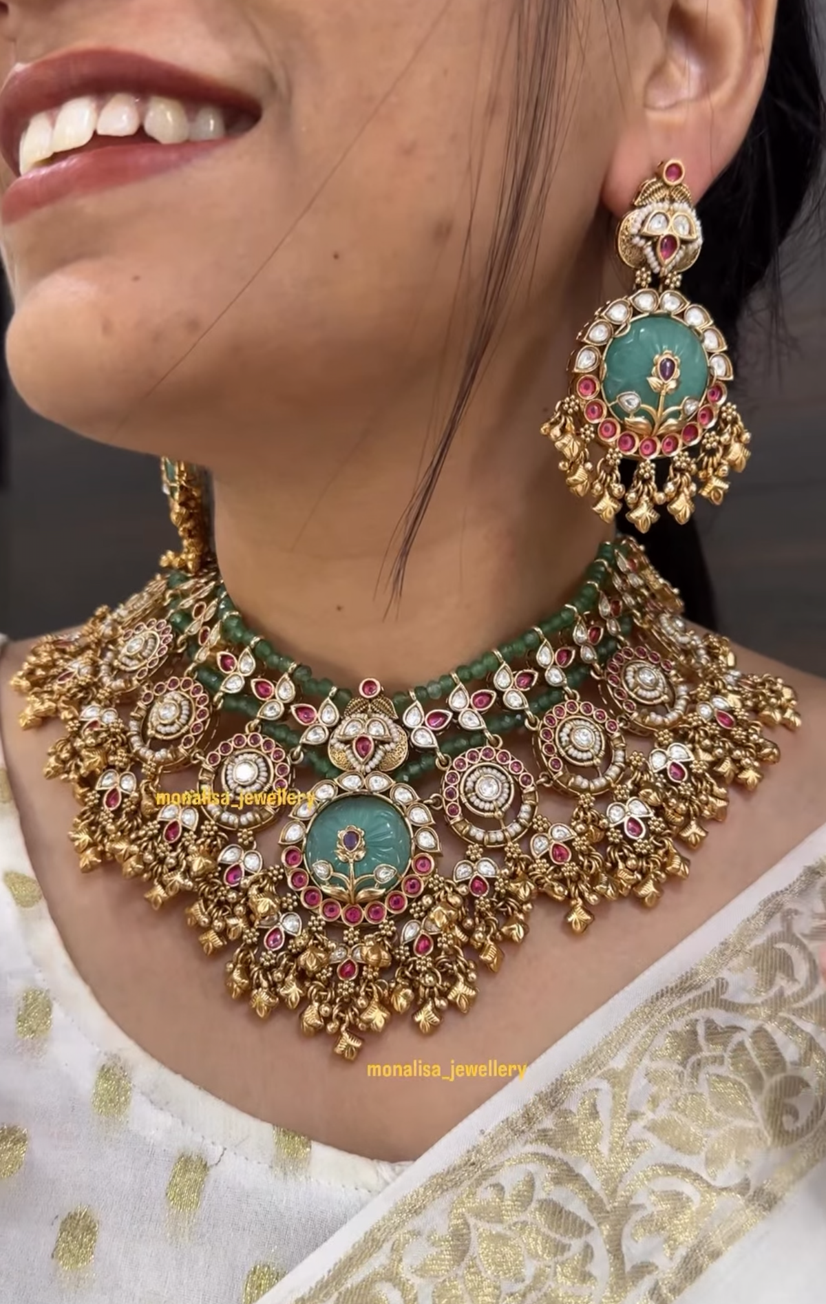 Twisha Antique Designer Necklace Set