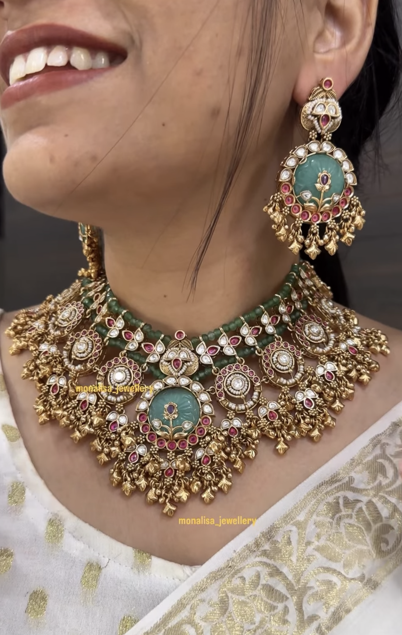 Twisha Antique Designer Necklace Set