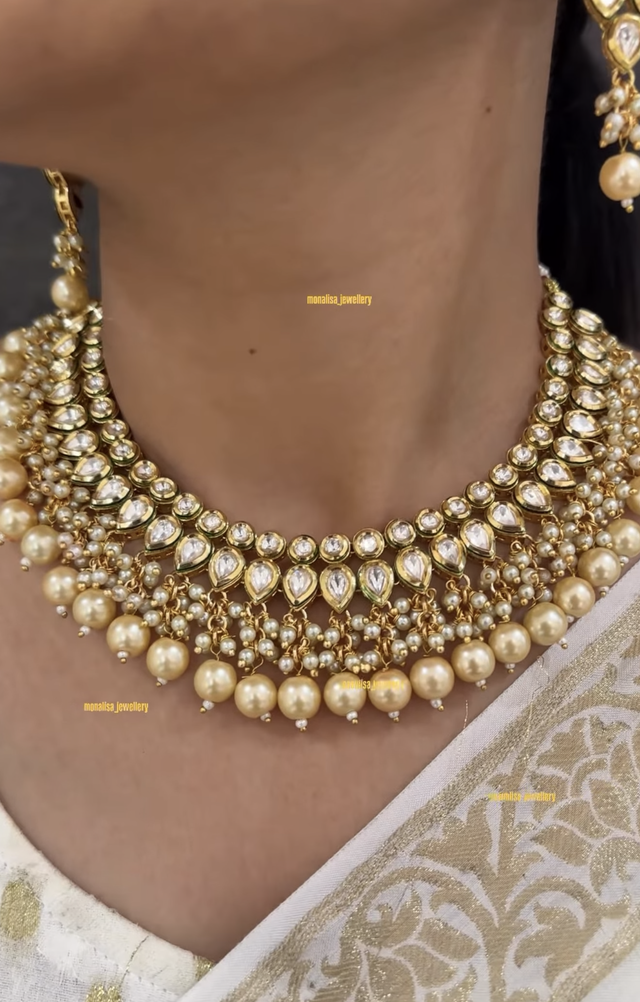 Shaarvi Antique Designer Necklace Set