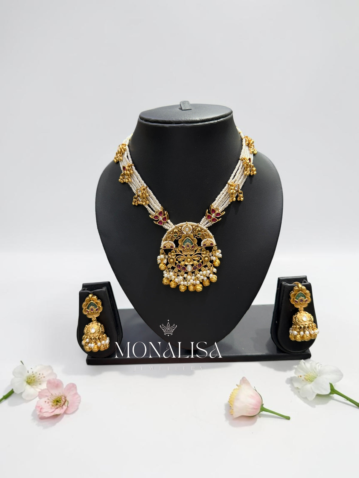 Radhika Antique Designer Necklace Set