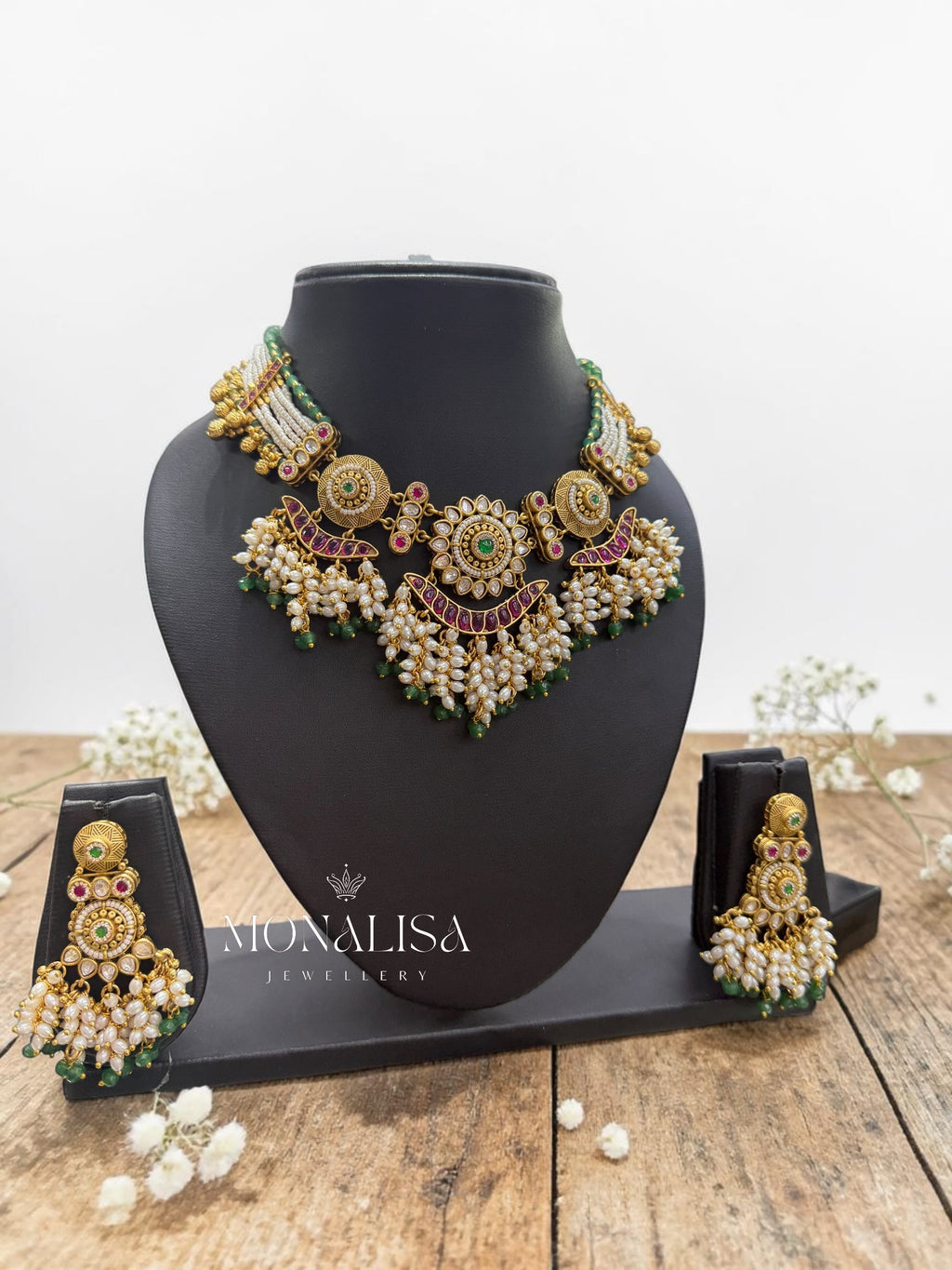 Savya Antique Designer Necklace Set