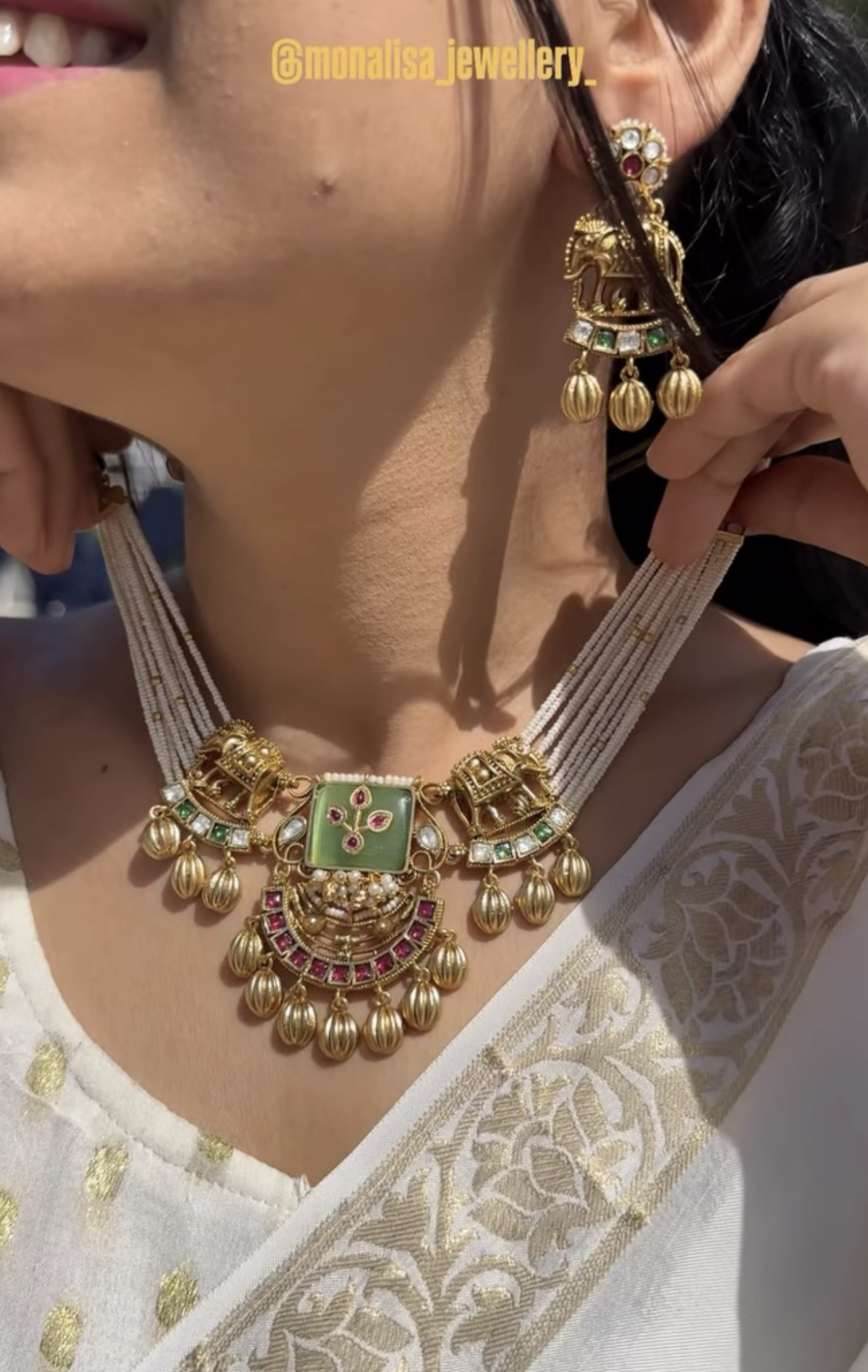 Nila Antique Designer Necklace Set