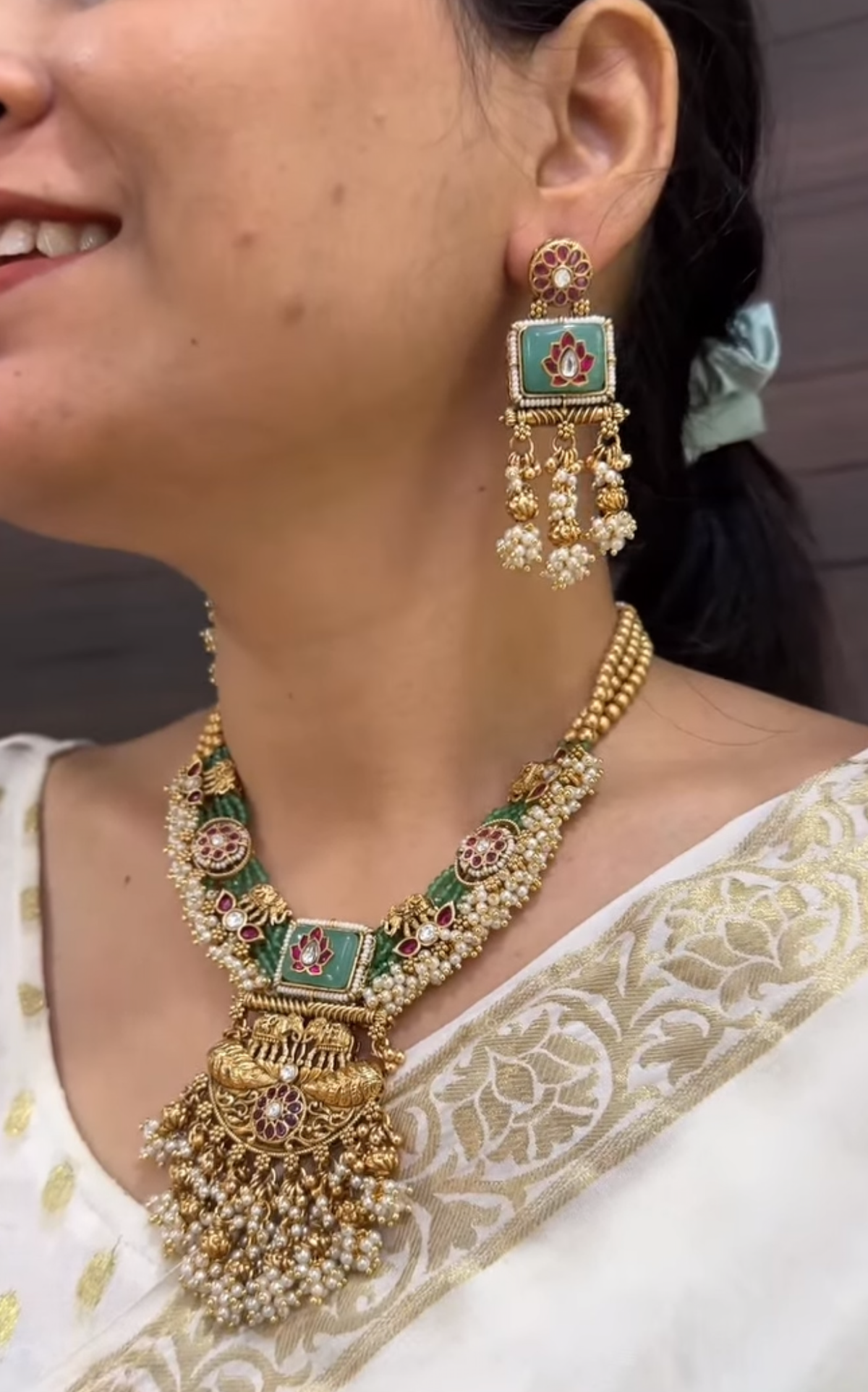 Aria Antique Designer Necklace Set
